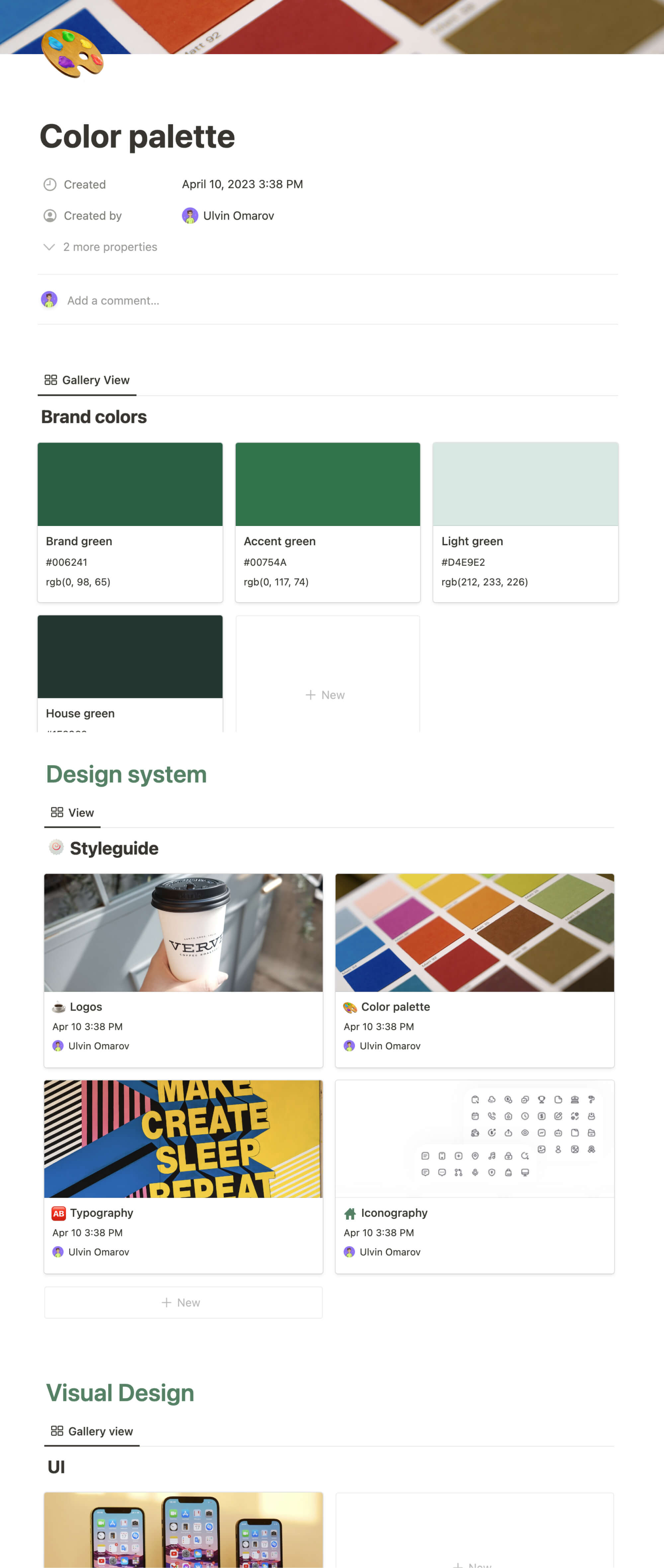 UX/UI Case Study Notion Template presentation image