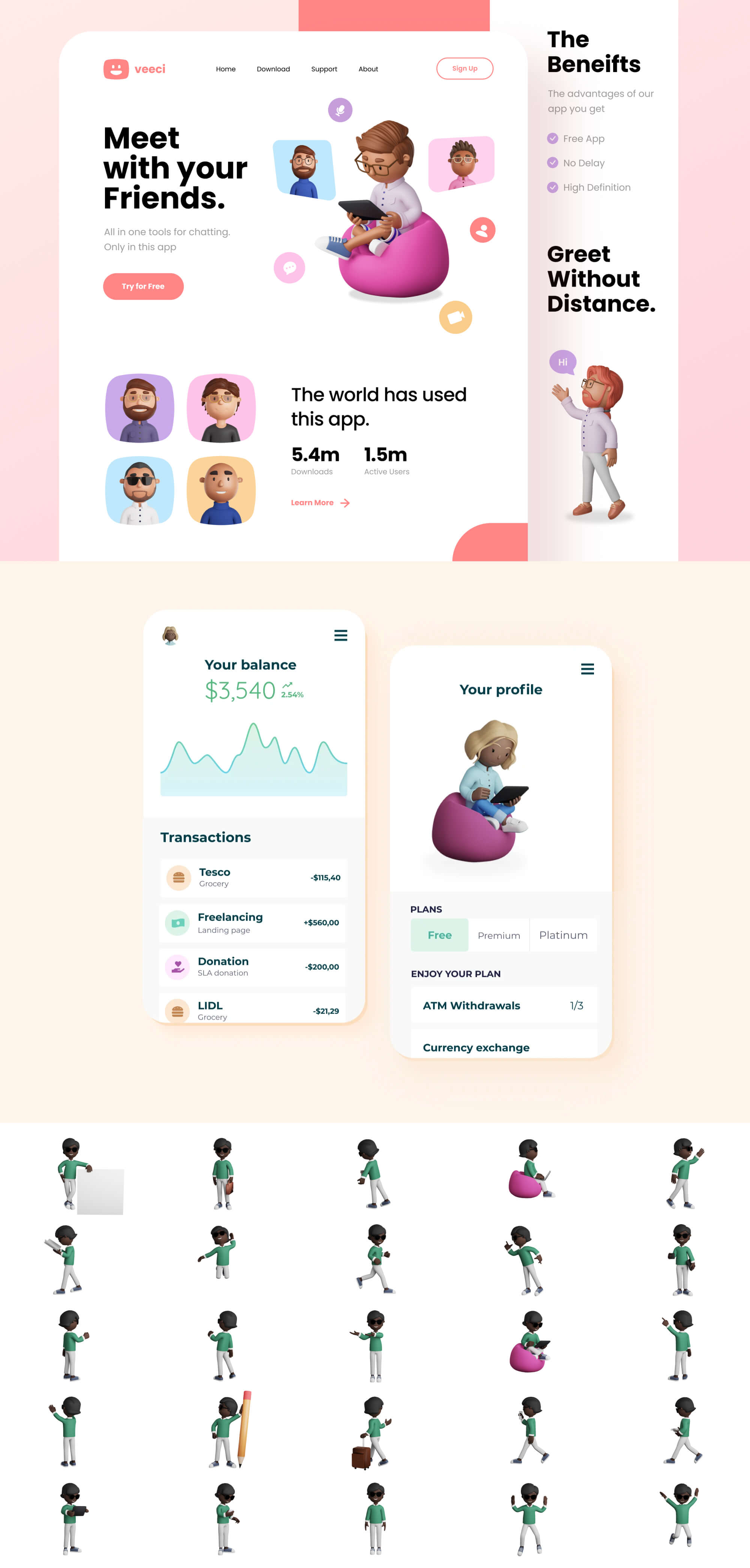 CHARACTERZ 1 by ThreeDee presentation image