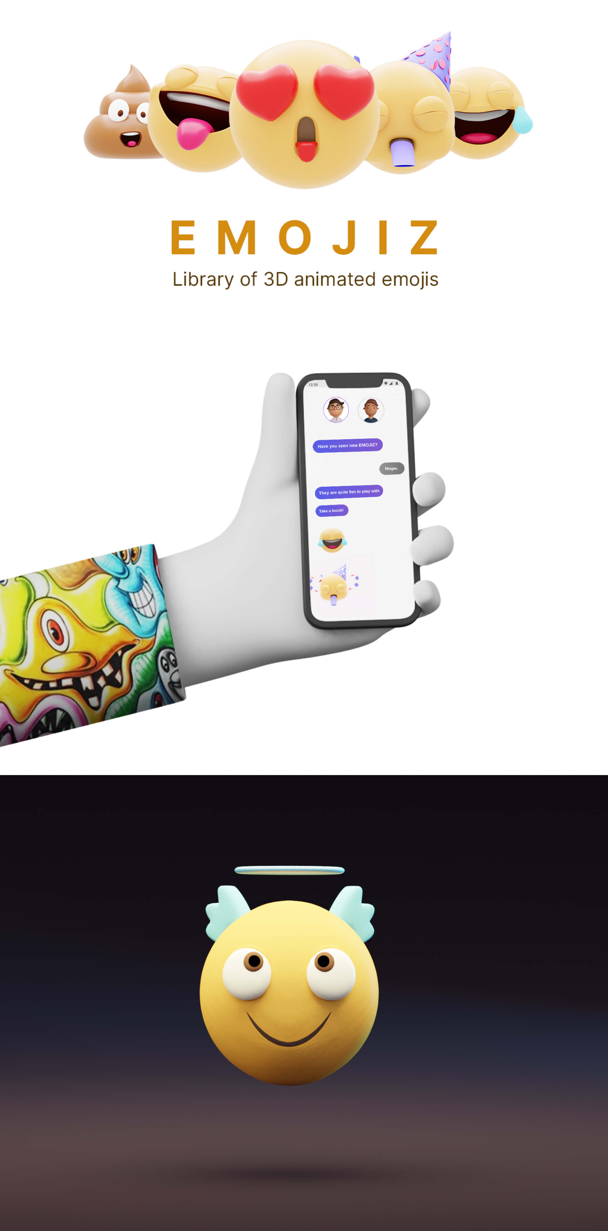 EMOJIZ by ThreeDee - Animated presentation image