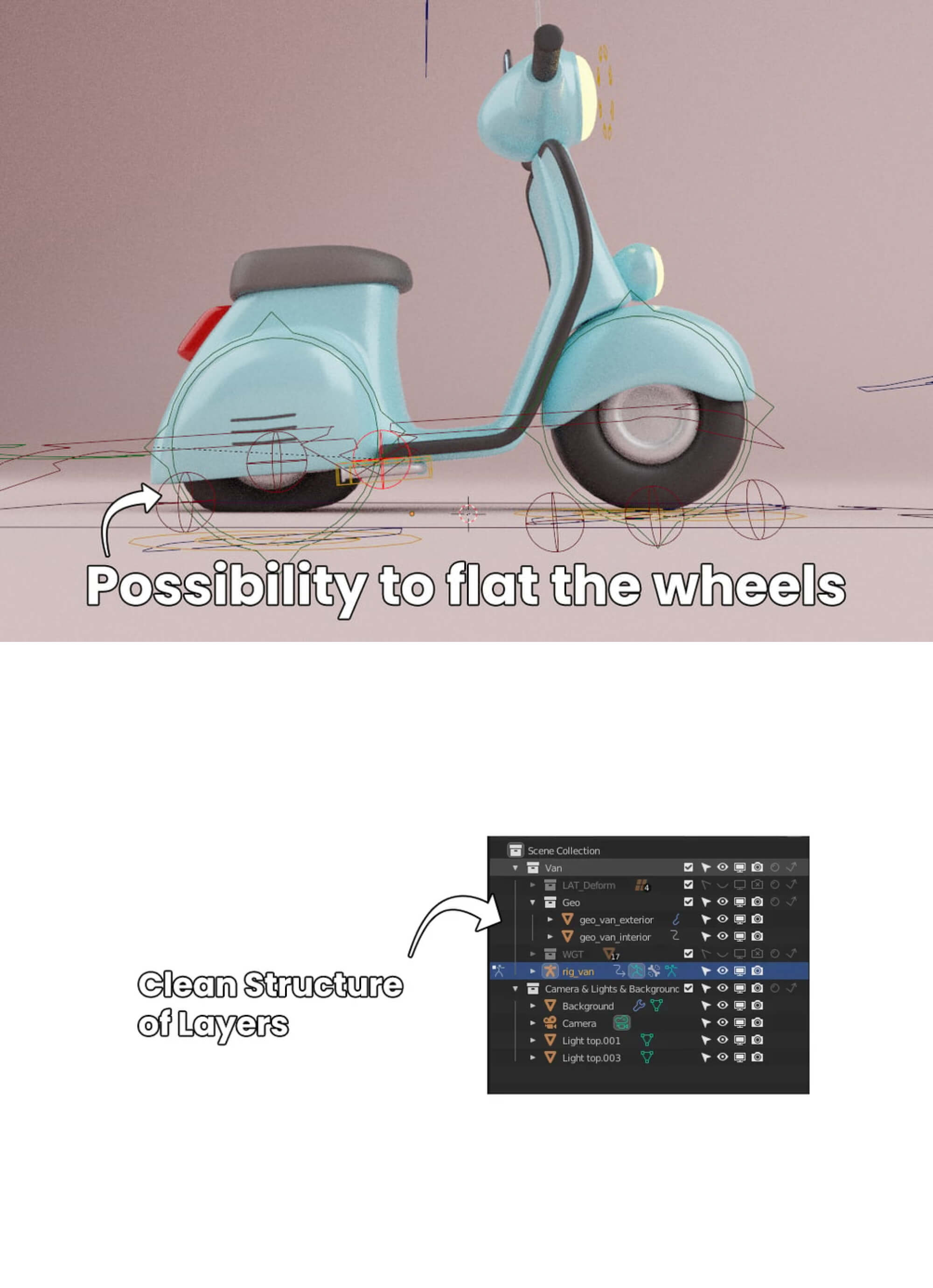 VEHICLEZ - Fully rigged 3D vehicles presentation image