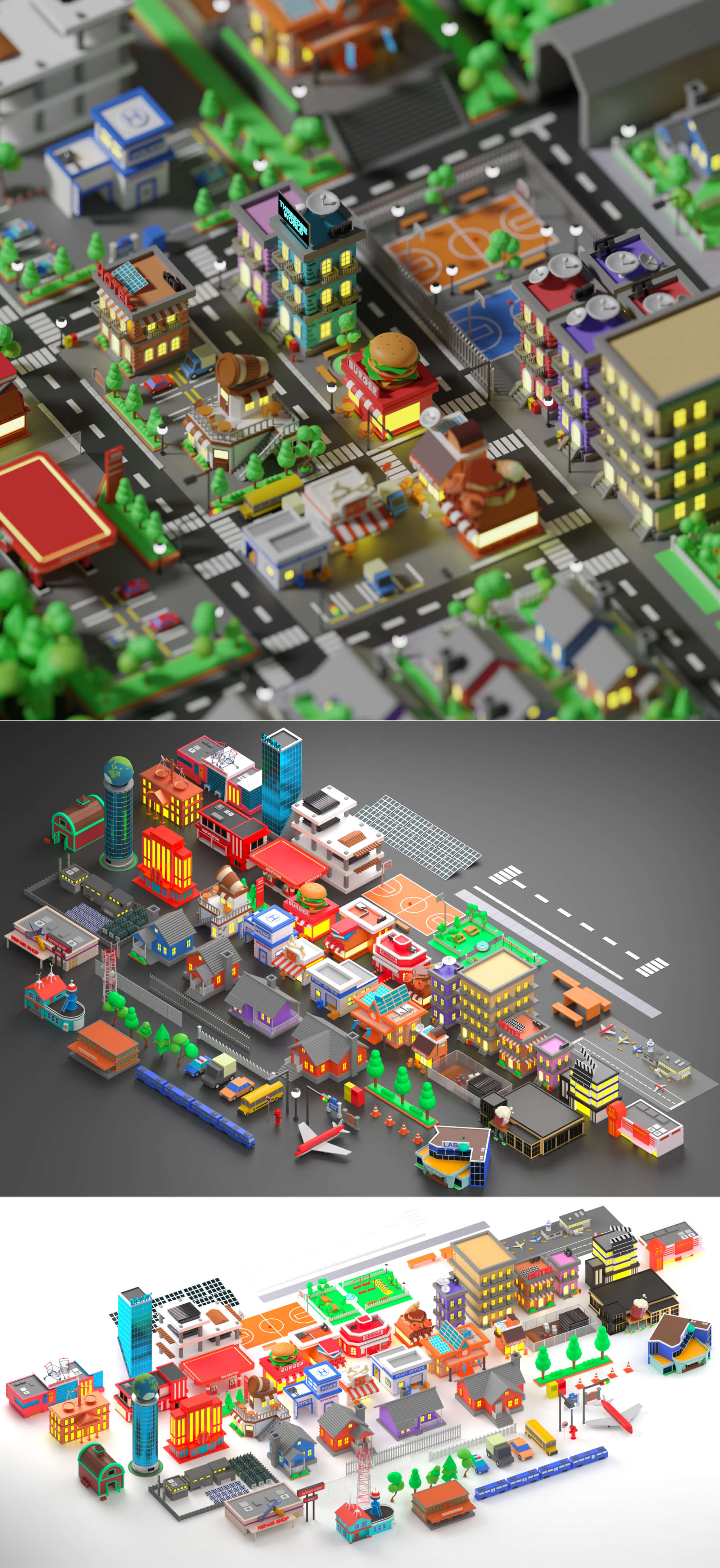 WORLDZ - build your own 3D city presentation image