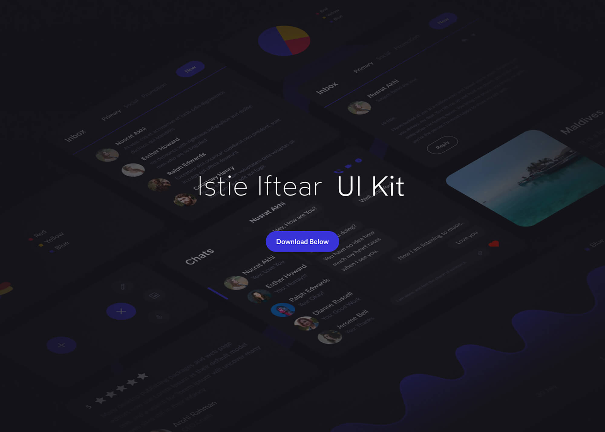 Cards UI Kit Design in free download Figma presentation image