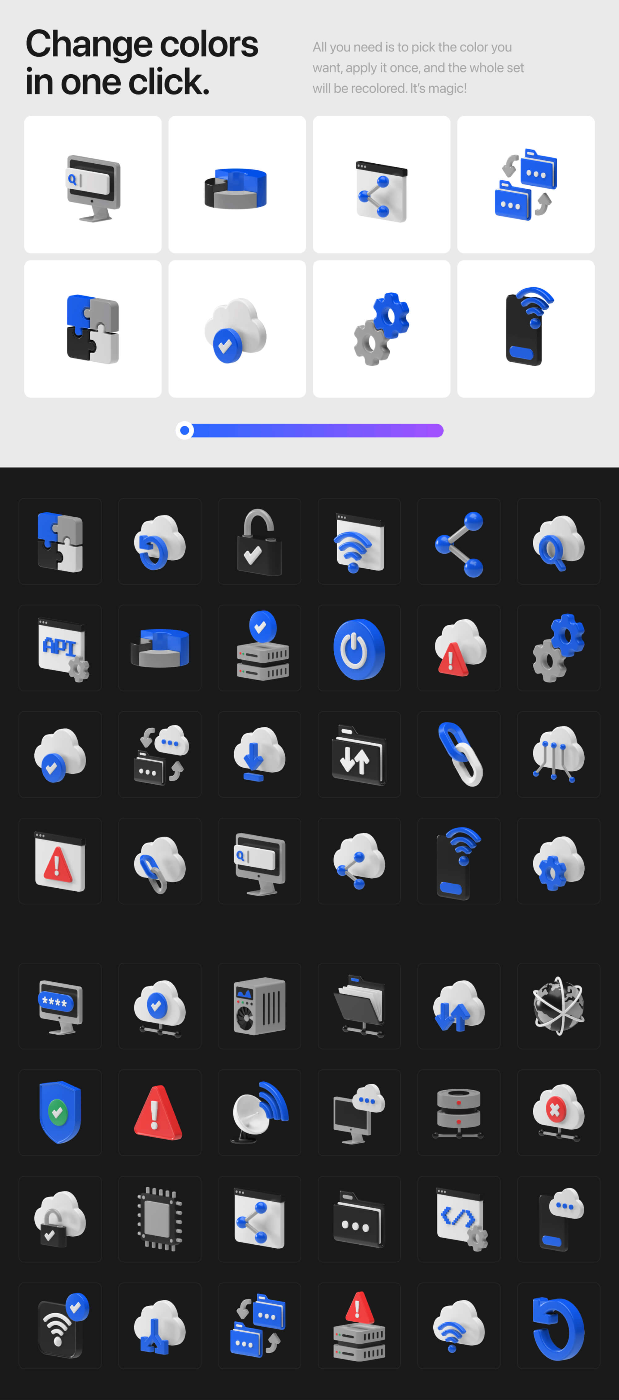 Cloudtech 3D icons (Demo) presentation image