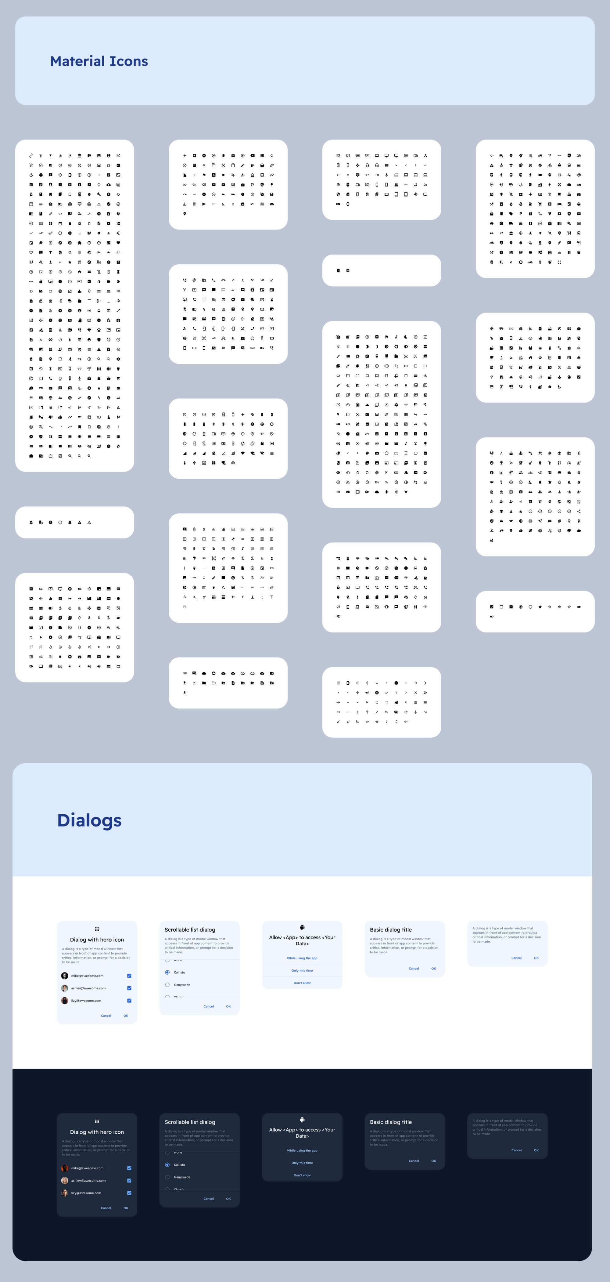 Material Lite Design System presentation image
