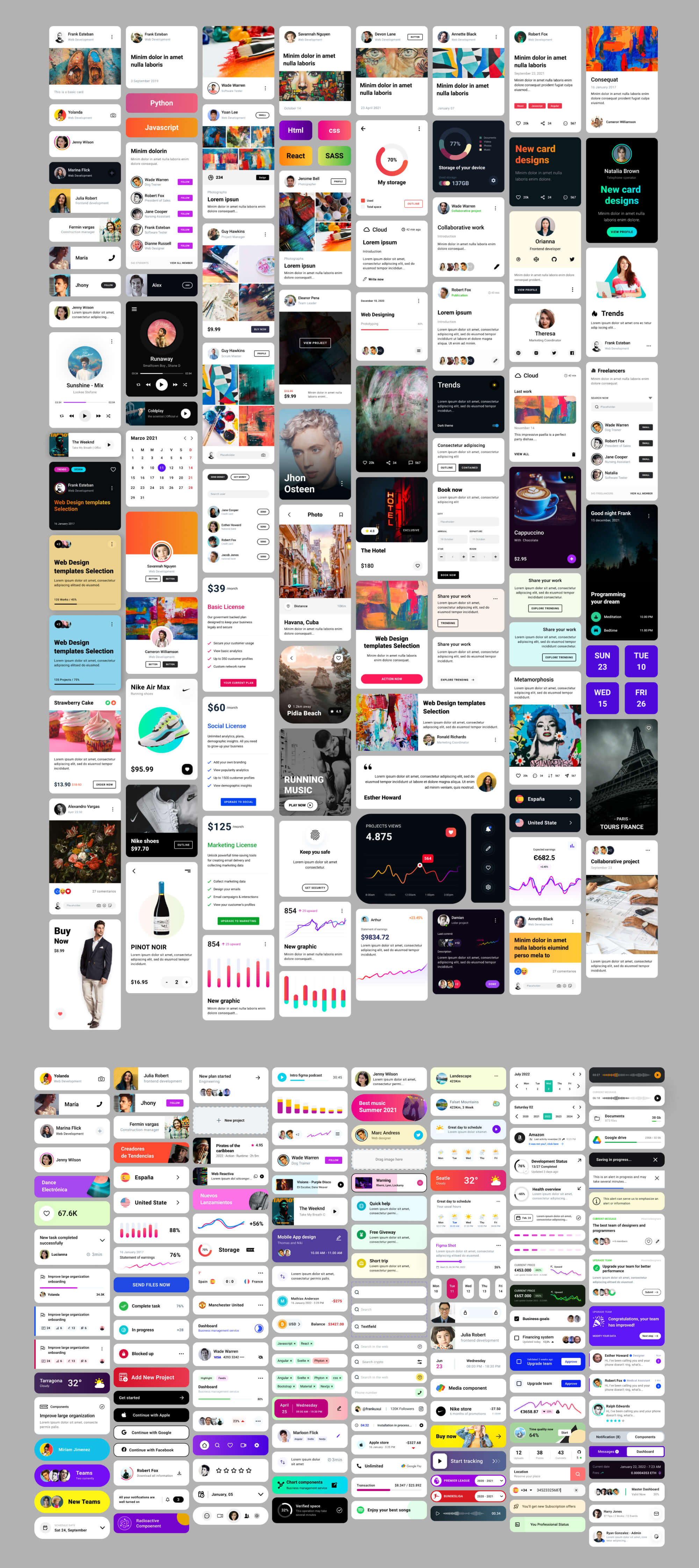 Cards Components presentation image