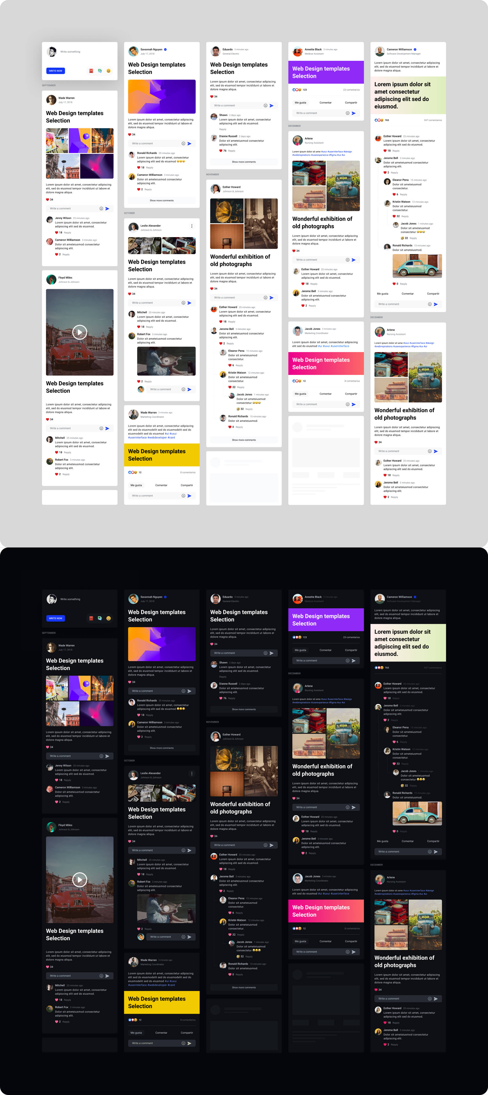 Cards Components presentation image