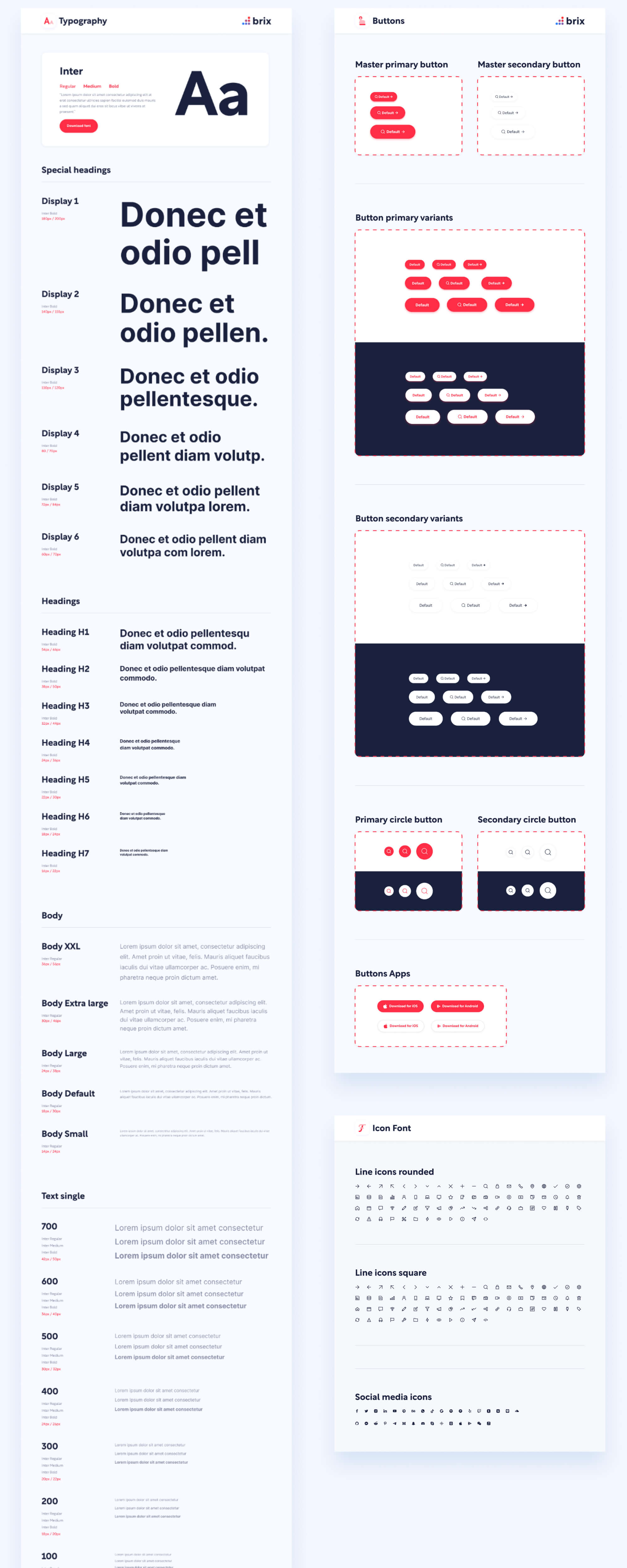 Social Media Templates Figma Kit | BRIX Agency presentation image