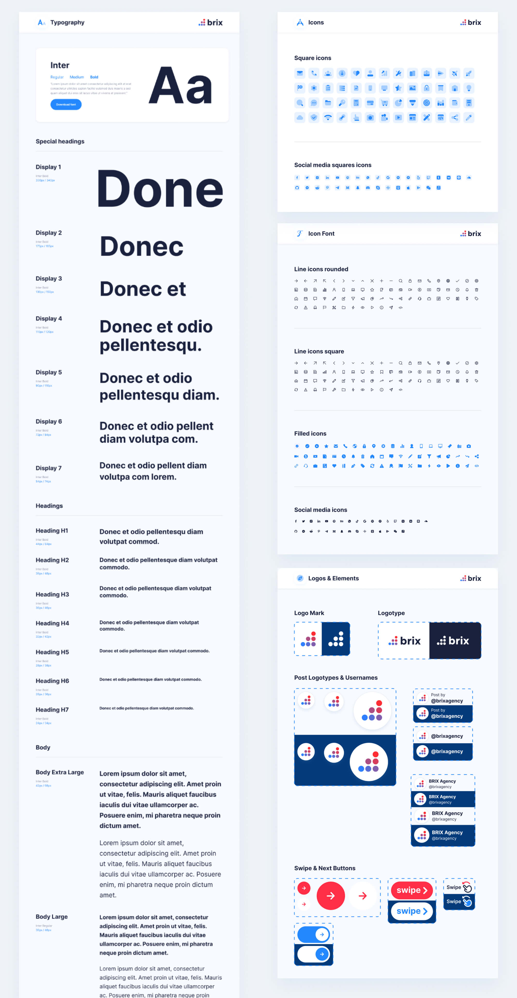 Instagram Carousel Figma Template Kit | BRIX Agency presentation image