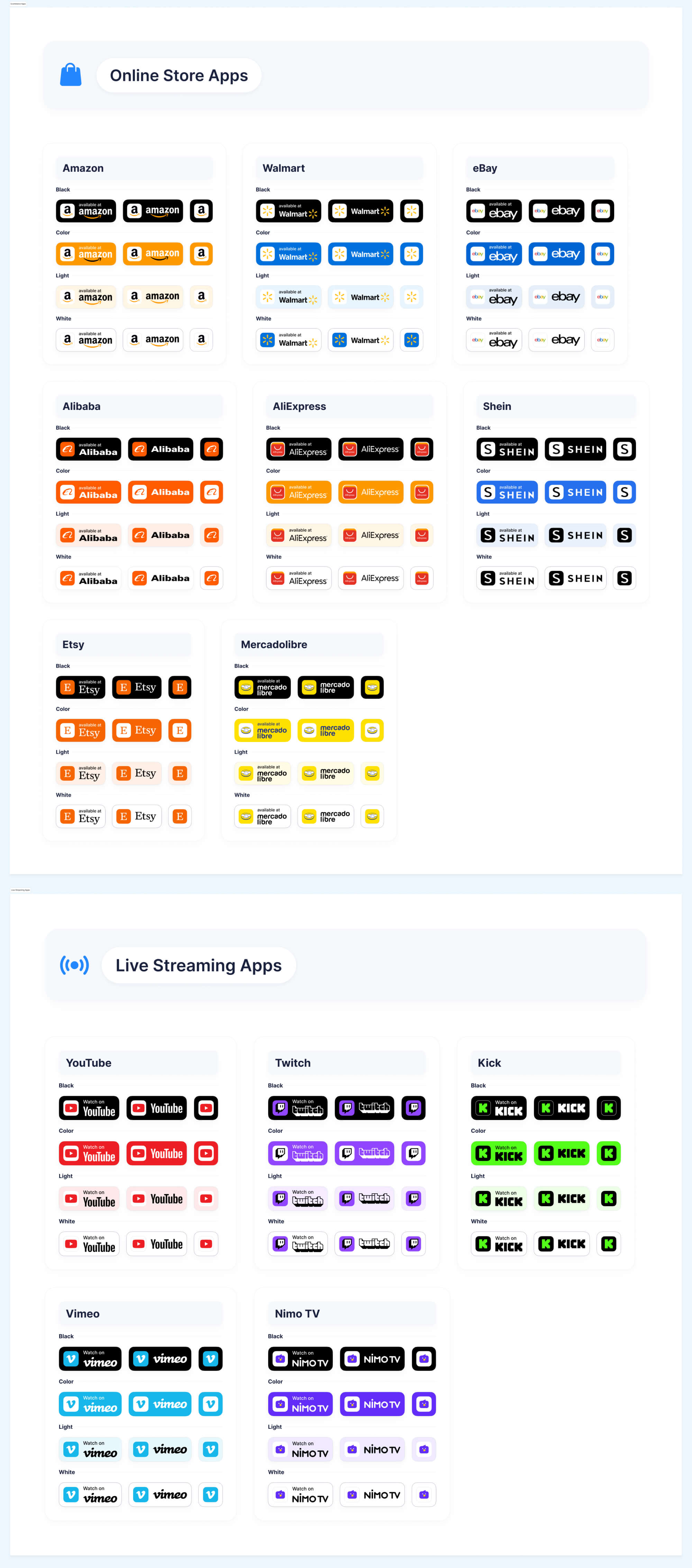 Platform & Apps Badges | BRIX Agency presentation image