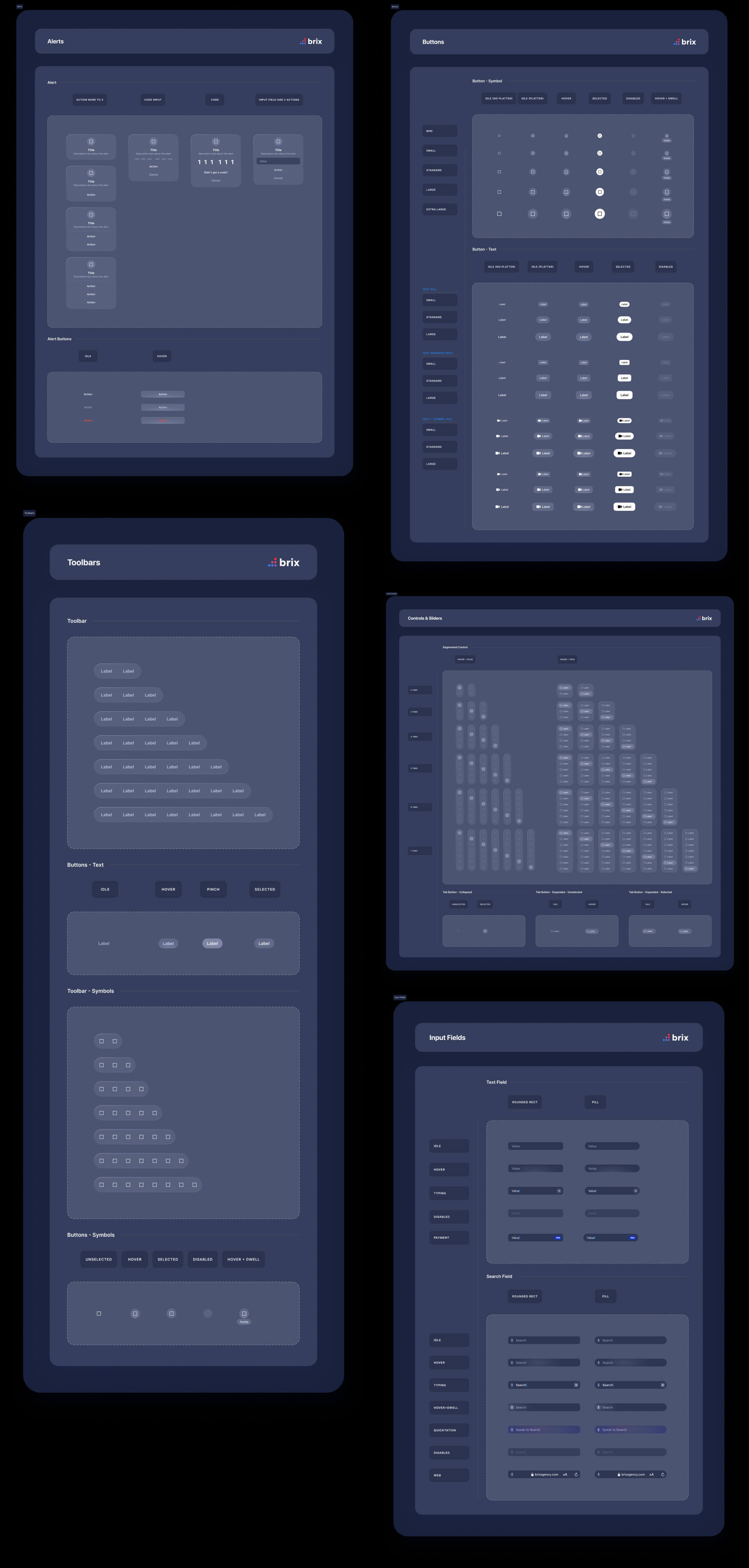 visionOS Figma UI Kit | BRIX Agency presentation image