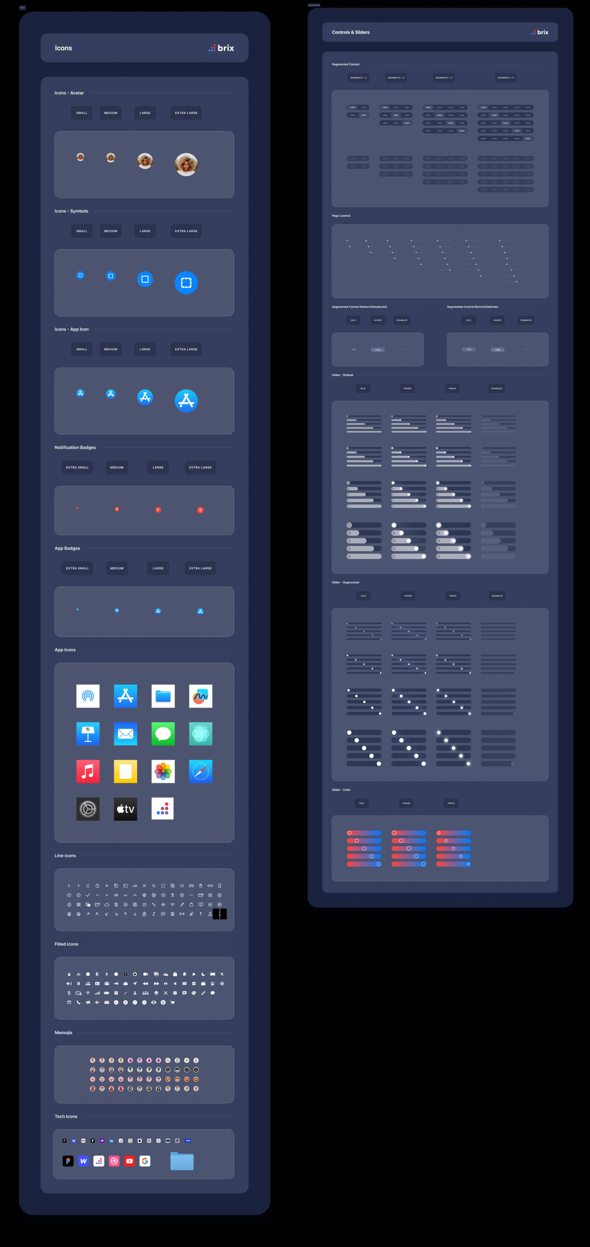 visionOS Figma UI Kit | BRIX Agency presentation image