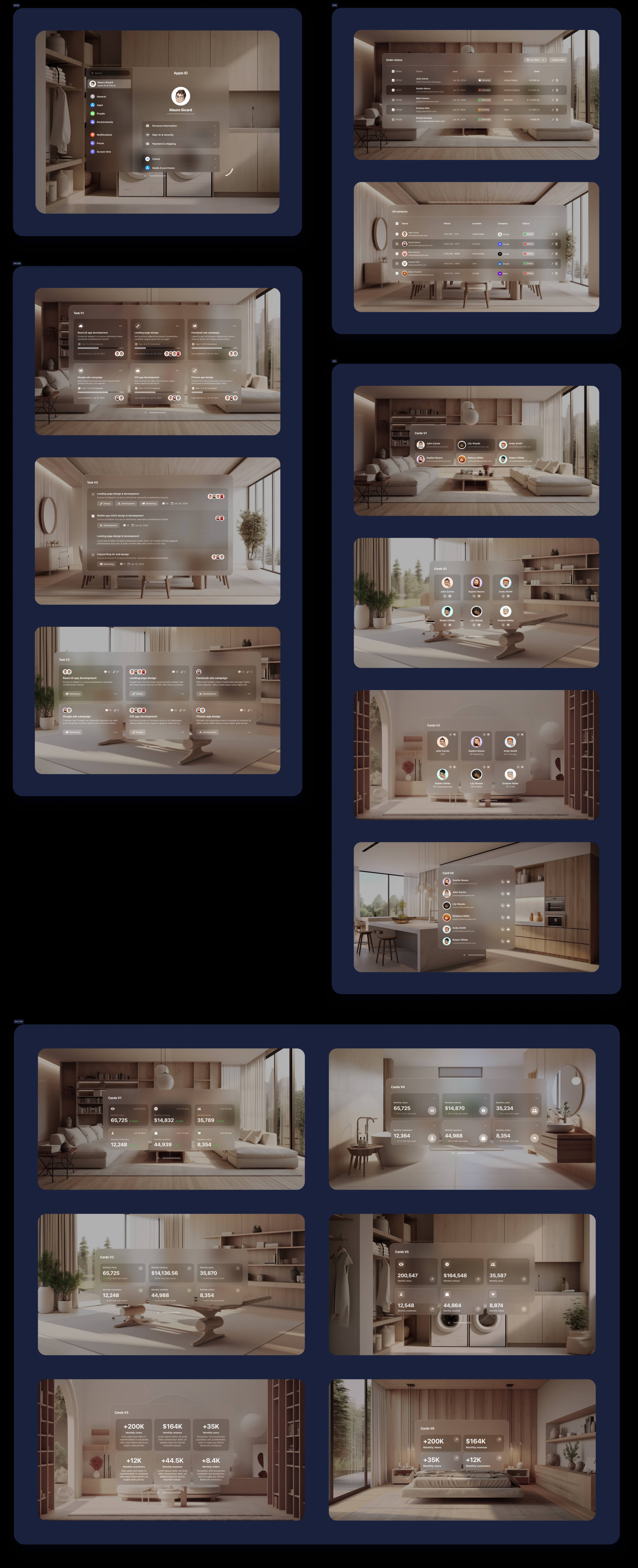 visionOS Figma UI Kit | BRIX Agency presentation image