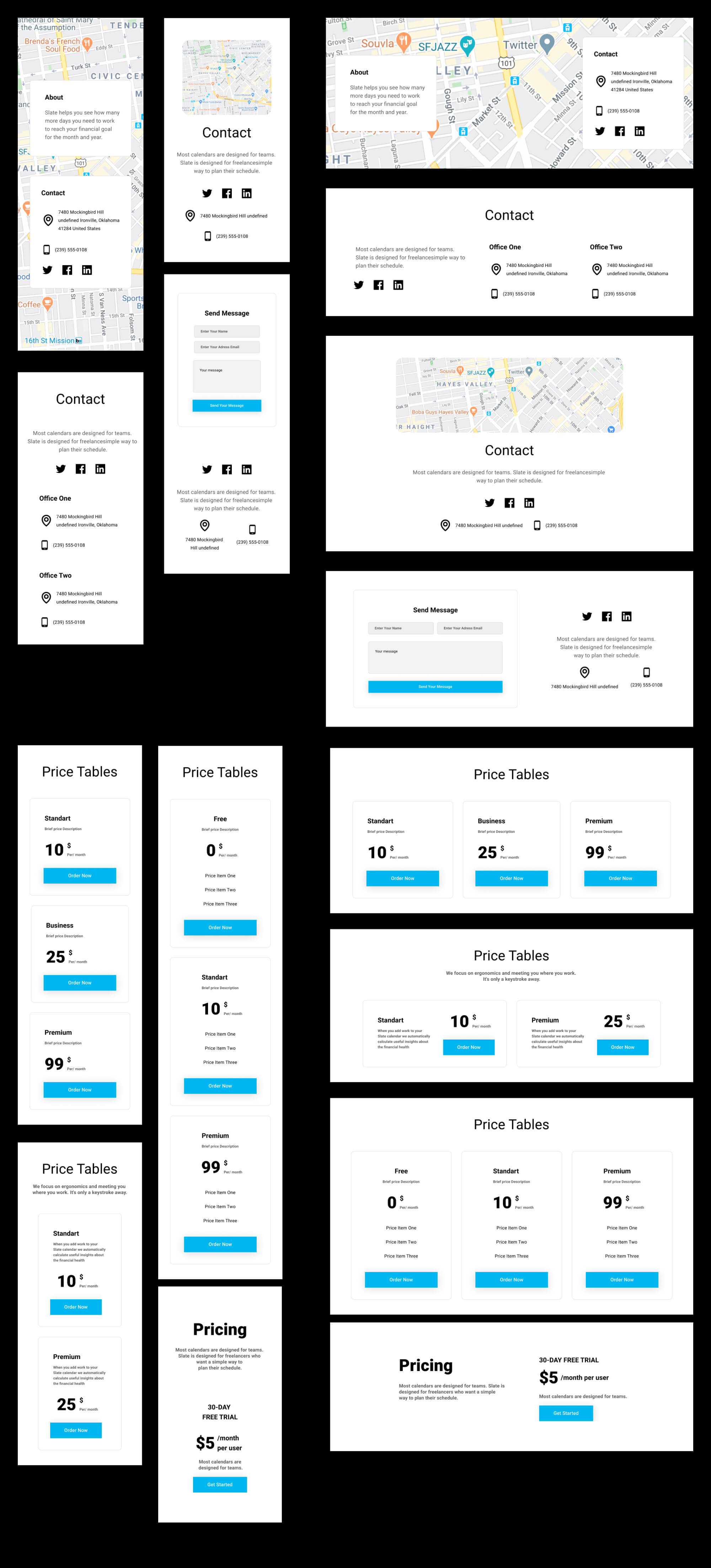 Figmaland - Premium UI Kit presentation image