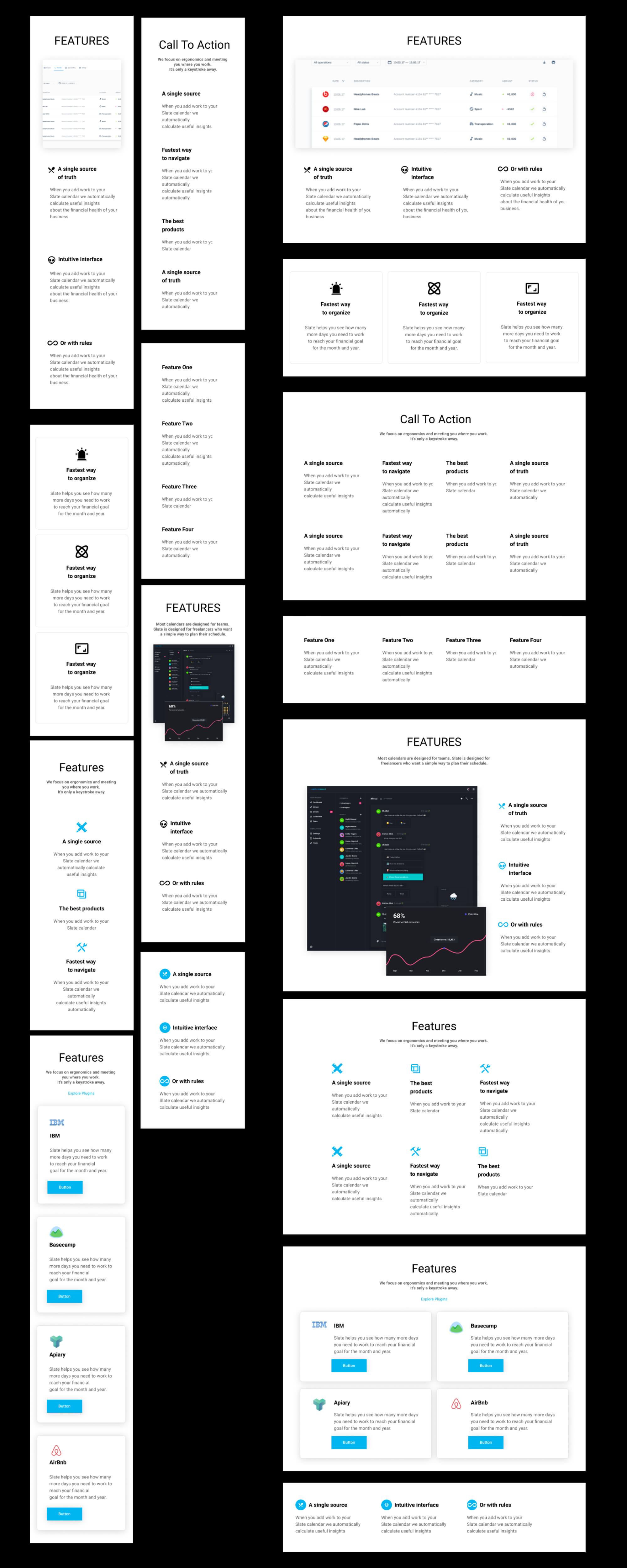 Figmaland - Premium UI Kit presentation image