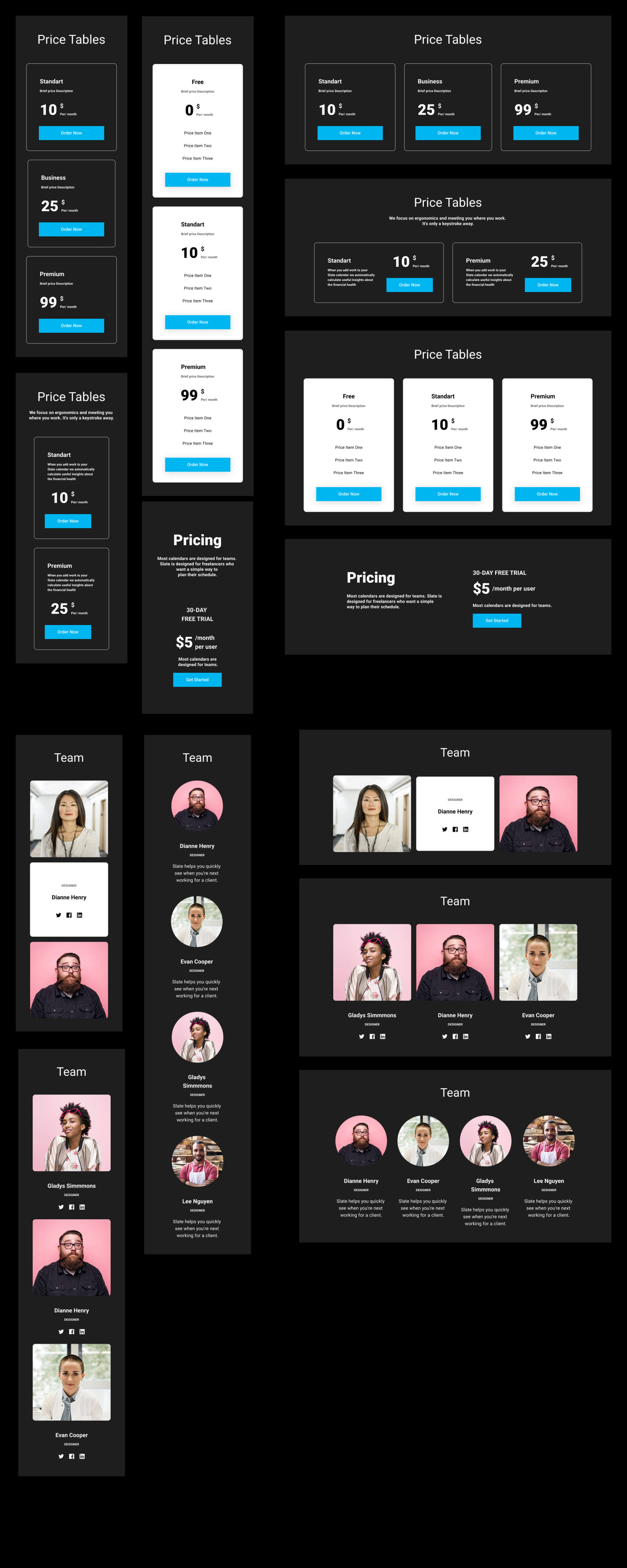 Figmaland - Premium UI Kit presentation image