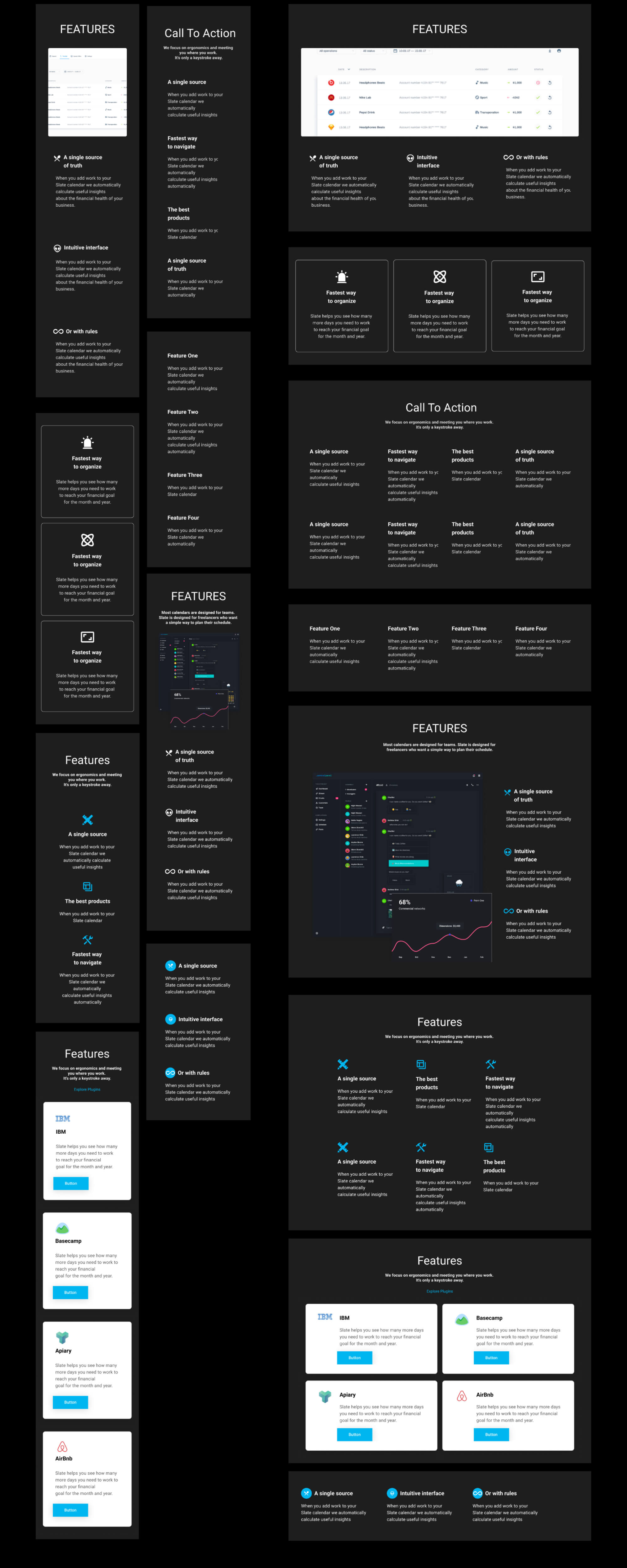 Figmaland - Premium UI Kit presentation image