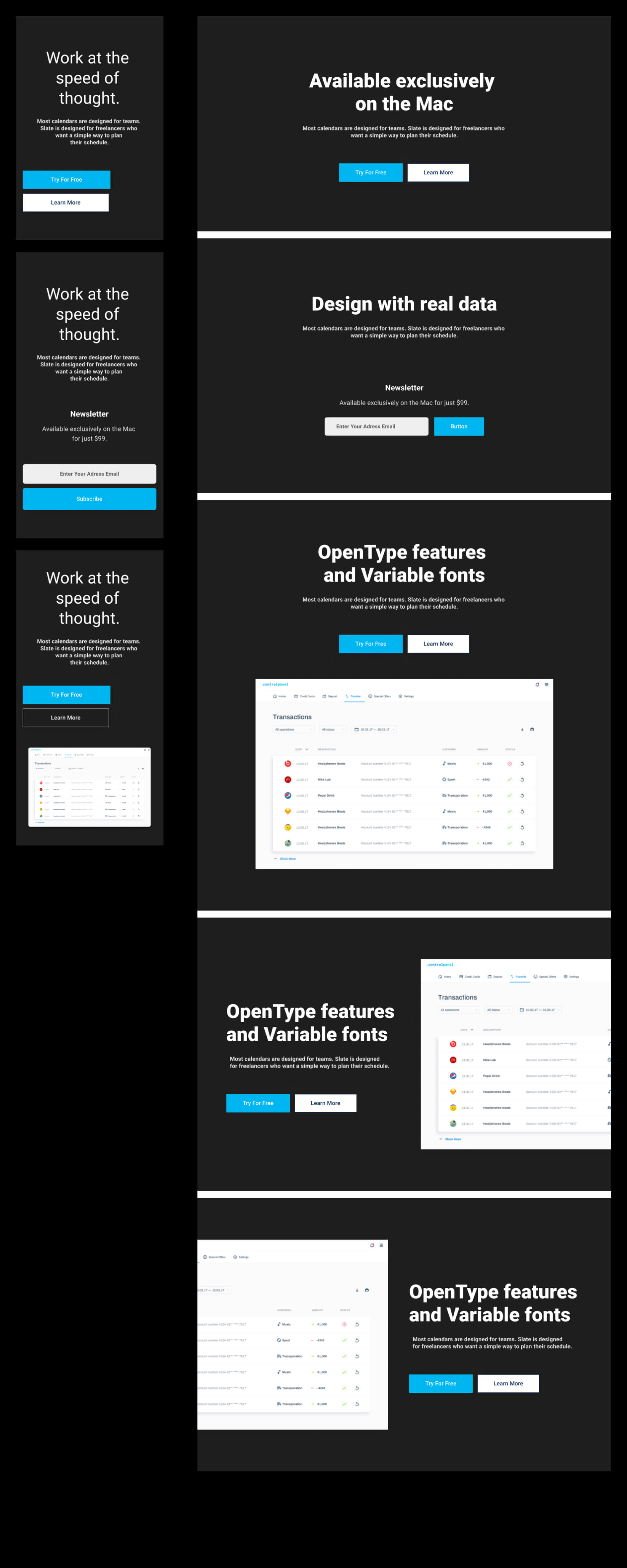 Figmaland - Premium UI Kit presentation image