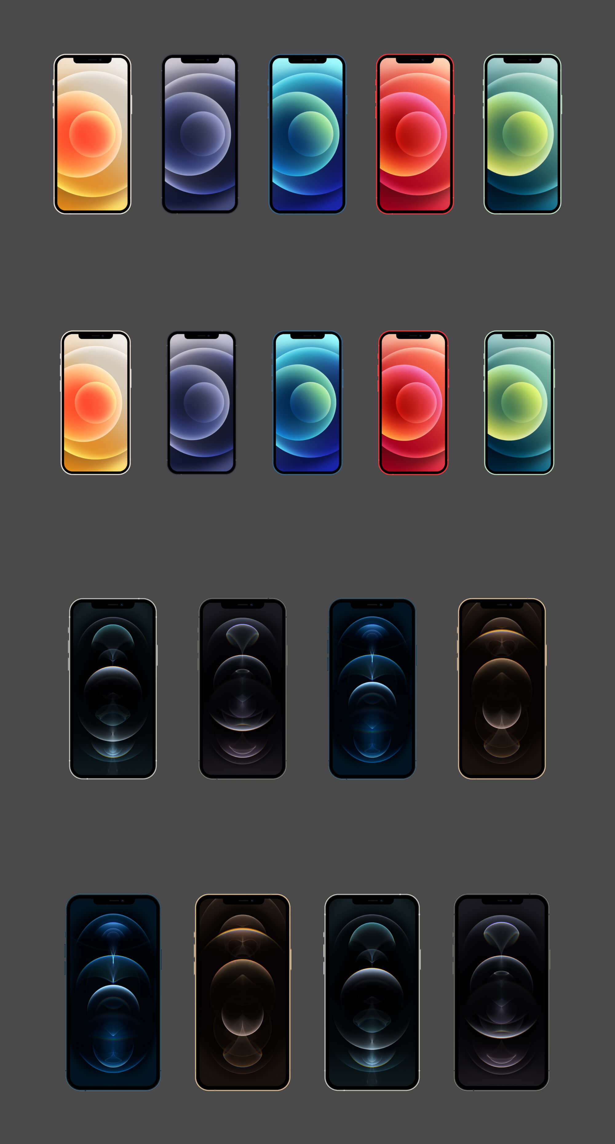 iPhone 12 Free Mockups | BRIX Templates presentation image