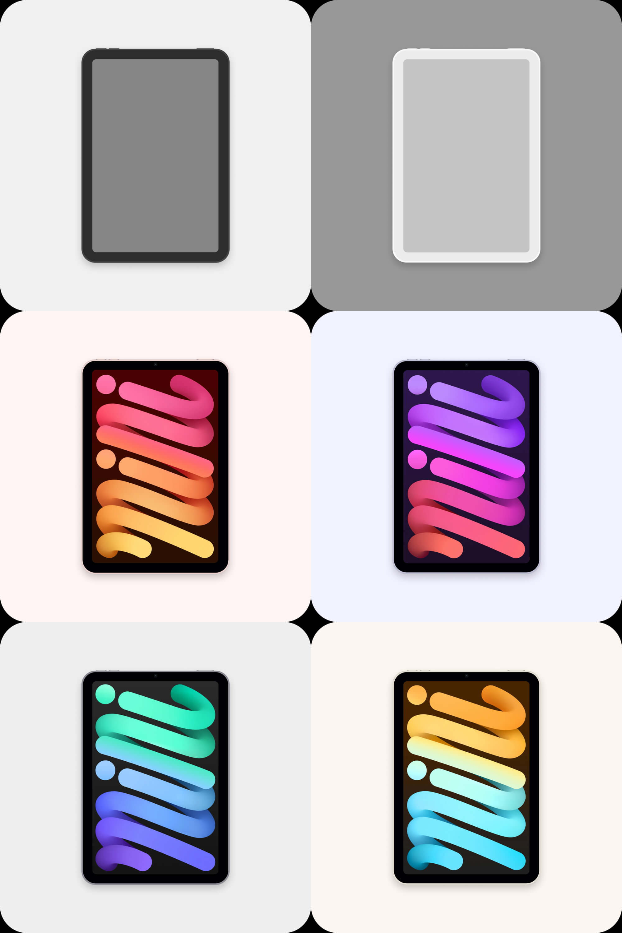 iPad Mini Free Figma Mockups | BRIX Templates presentation image