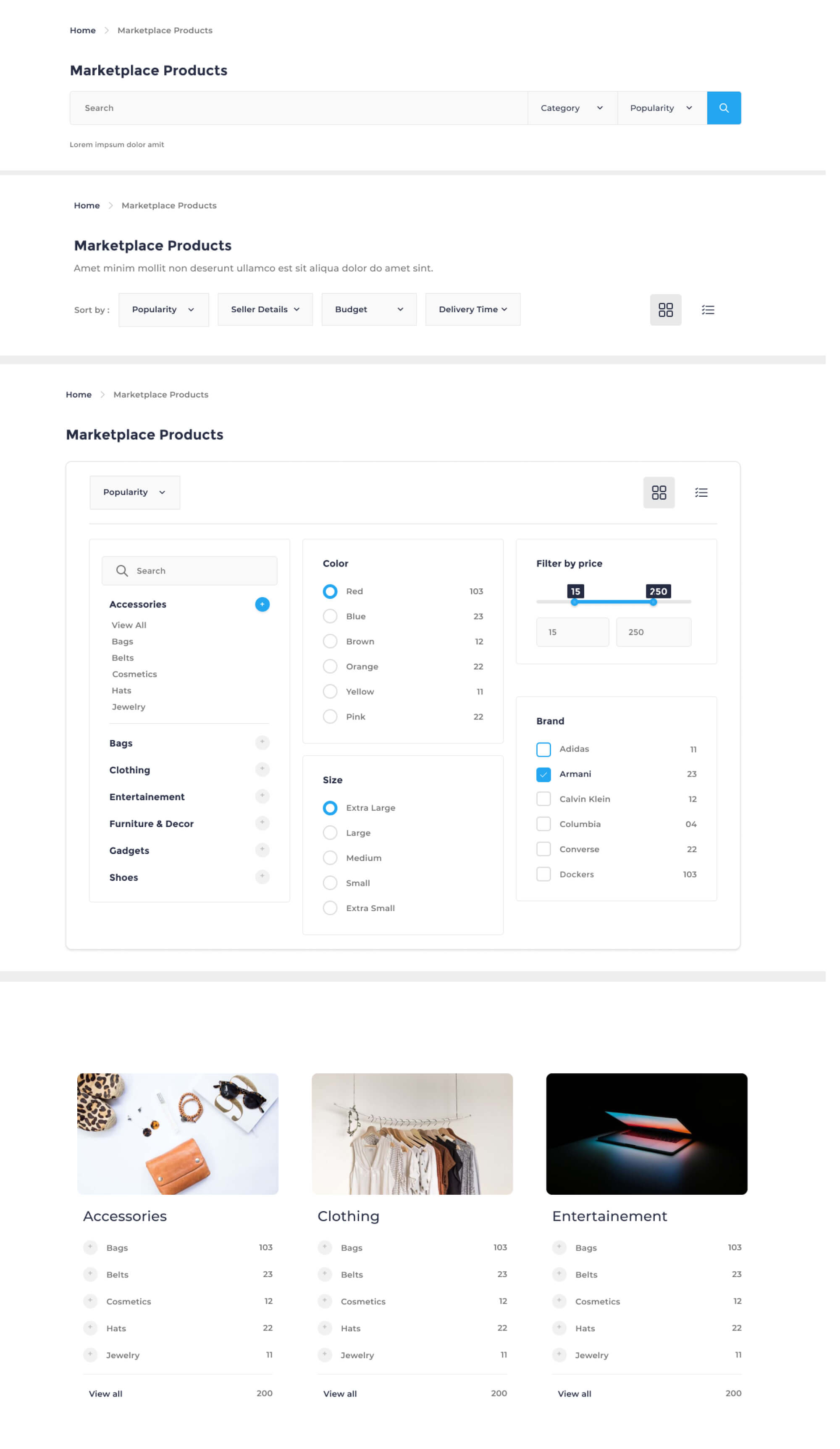 Essential UI - Figma Ui Kit presentation image