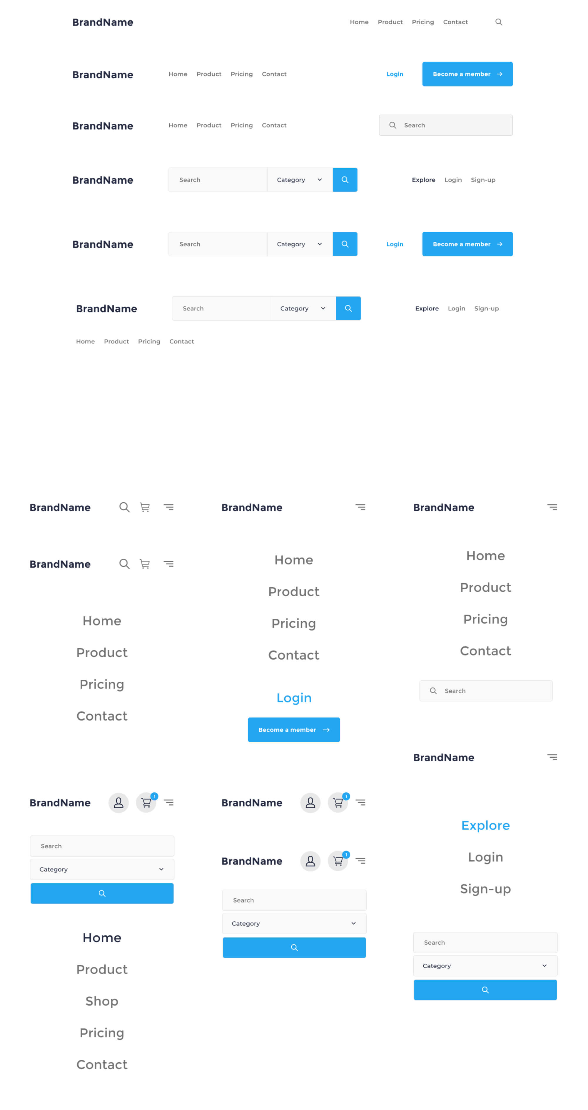 Essential UI - Figma Ui Kit presentation image