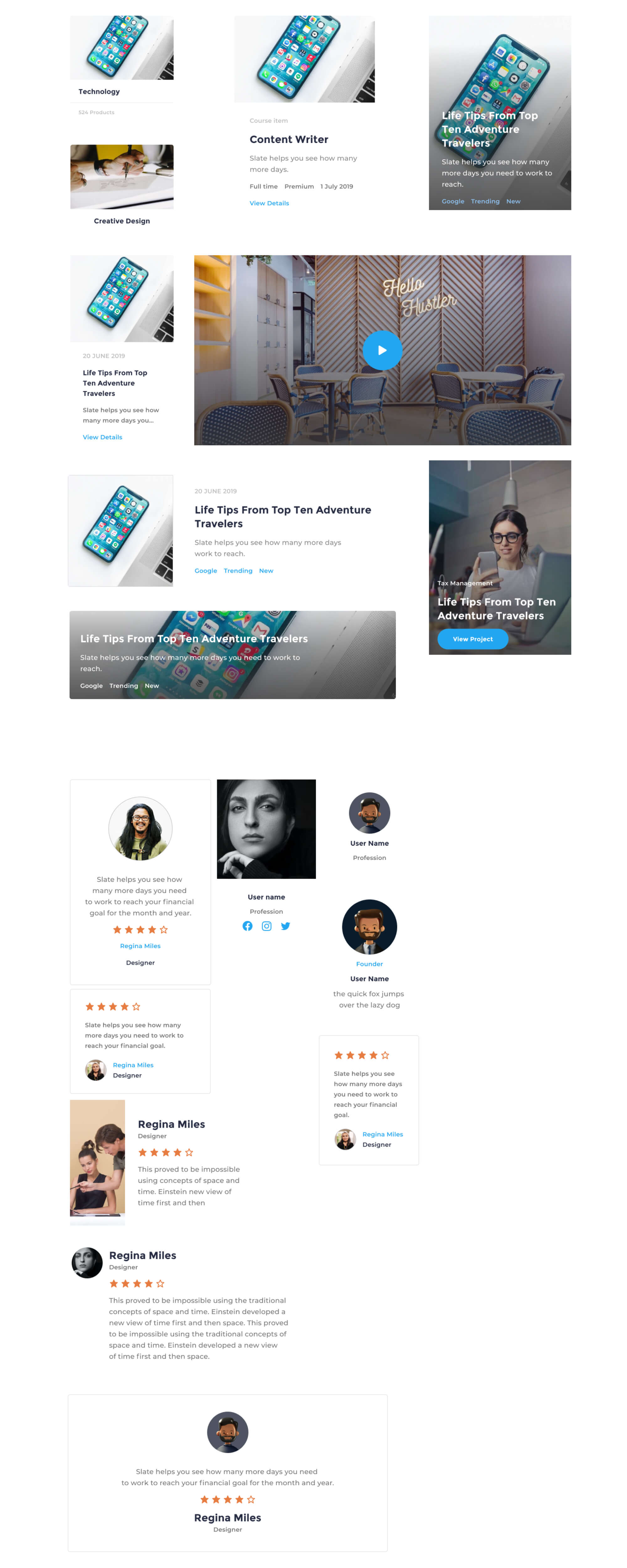 Essential UI - Figma Ui Kit presentation image