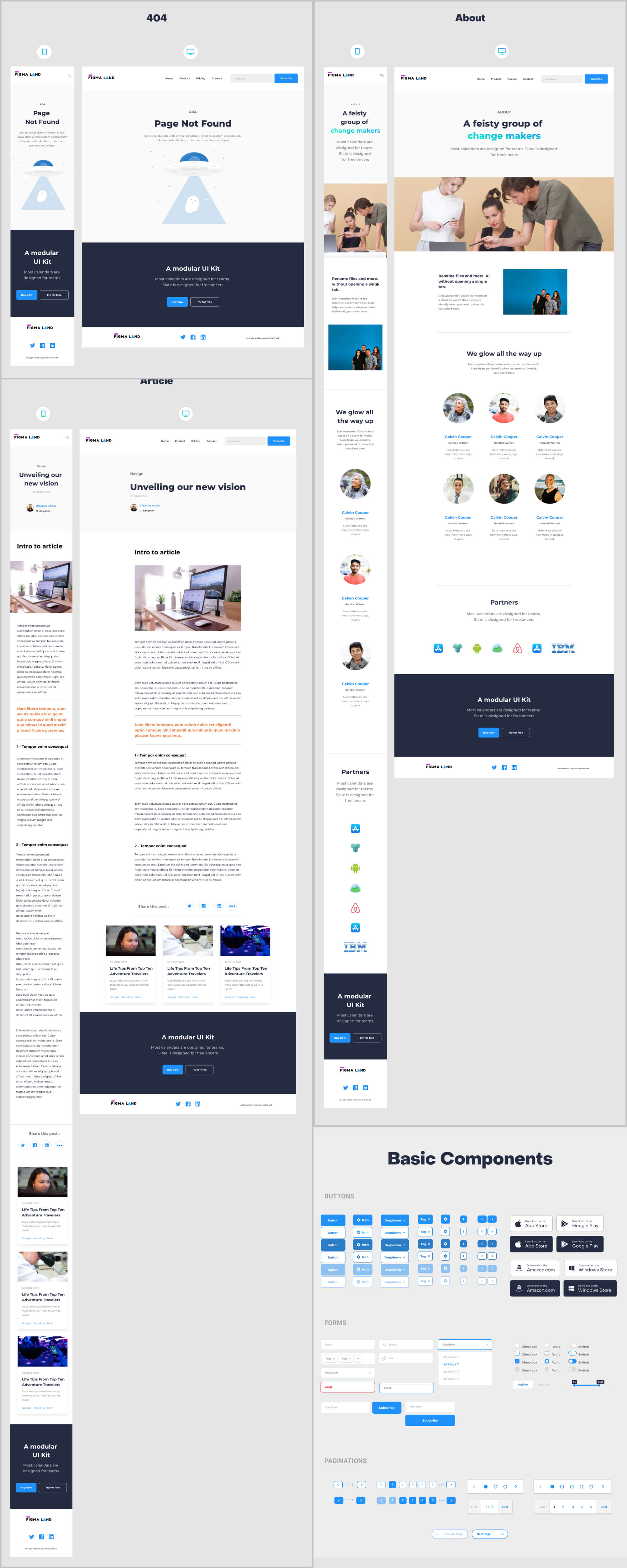 Ui Max - Create a complete website faster presentation image