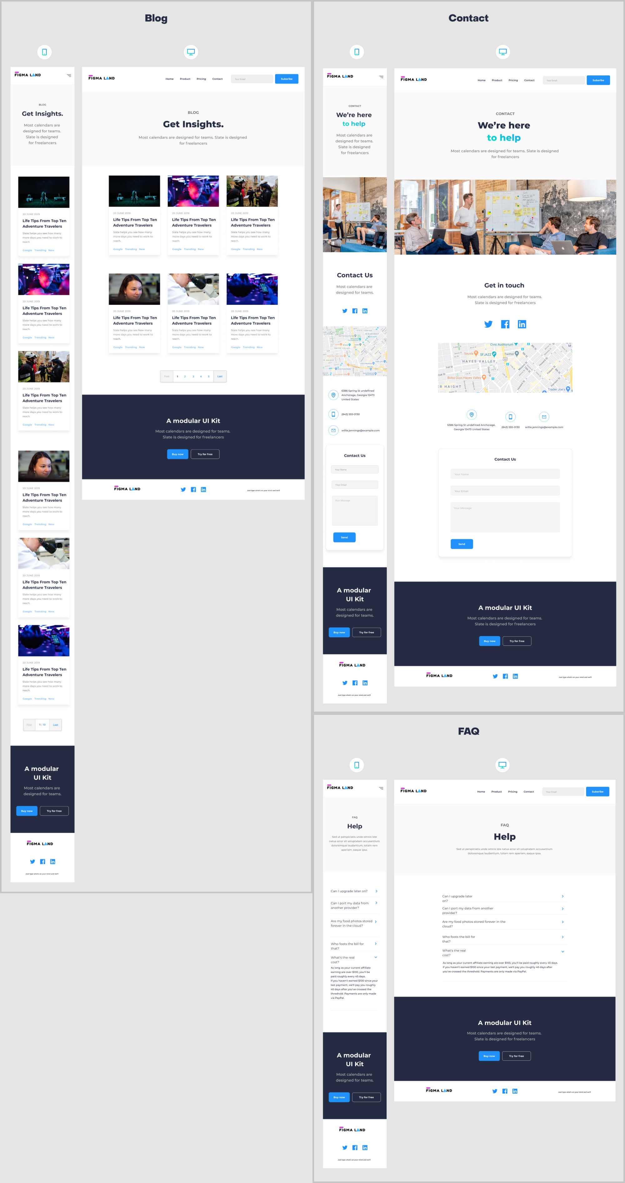 Ui Max - Create a complete website faster presentation image