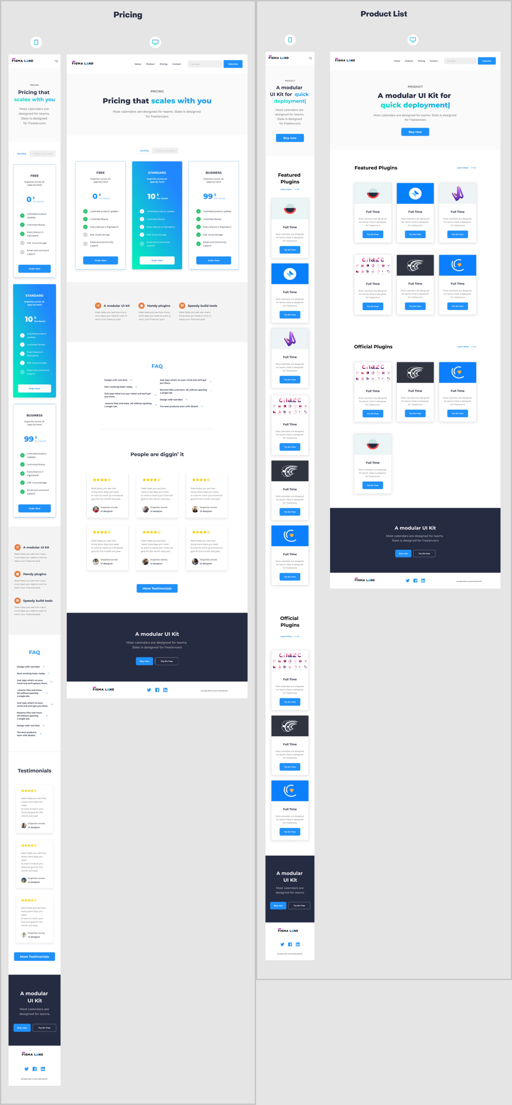 Ui Max - Create a complete website faster presentation image