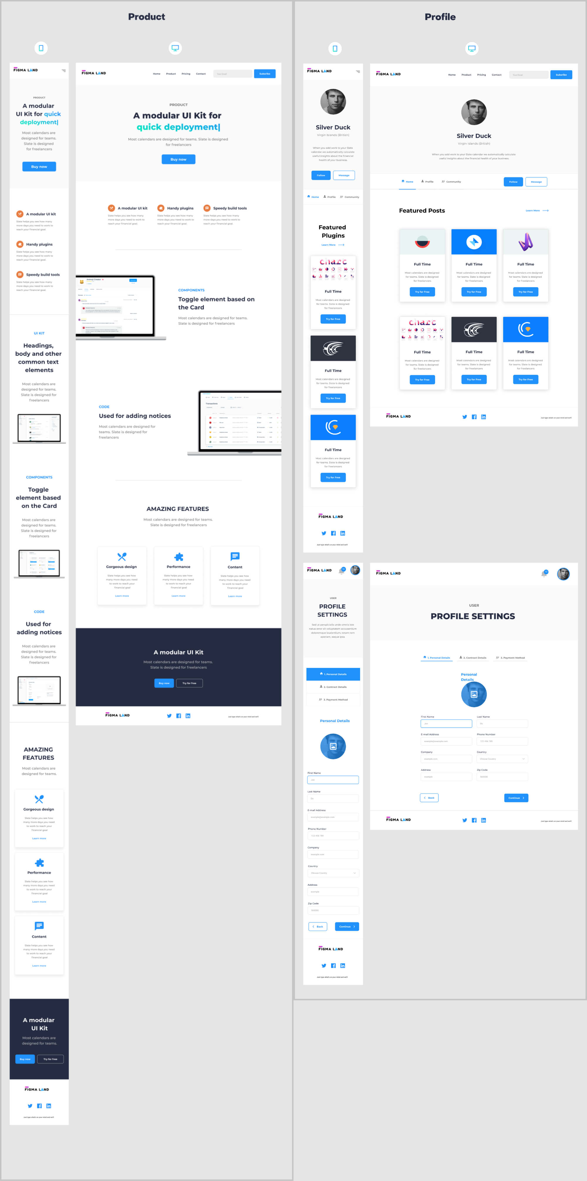 Ui Max - Create a complete website faster presentation image