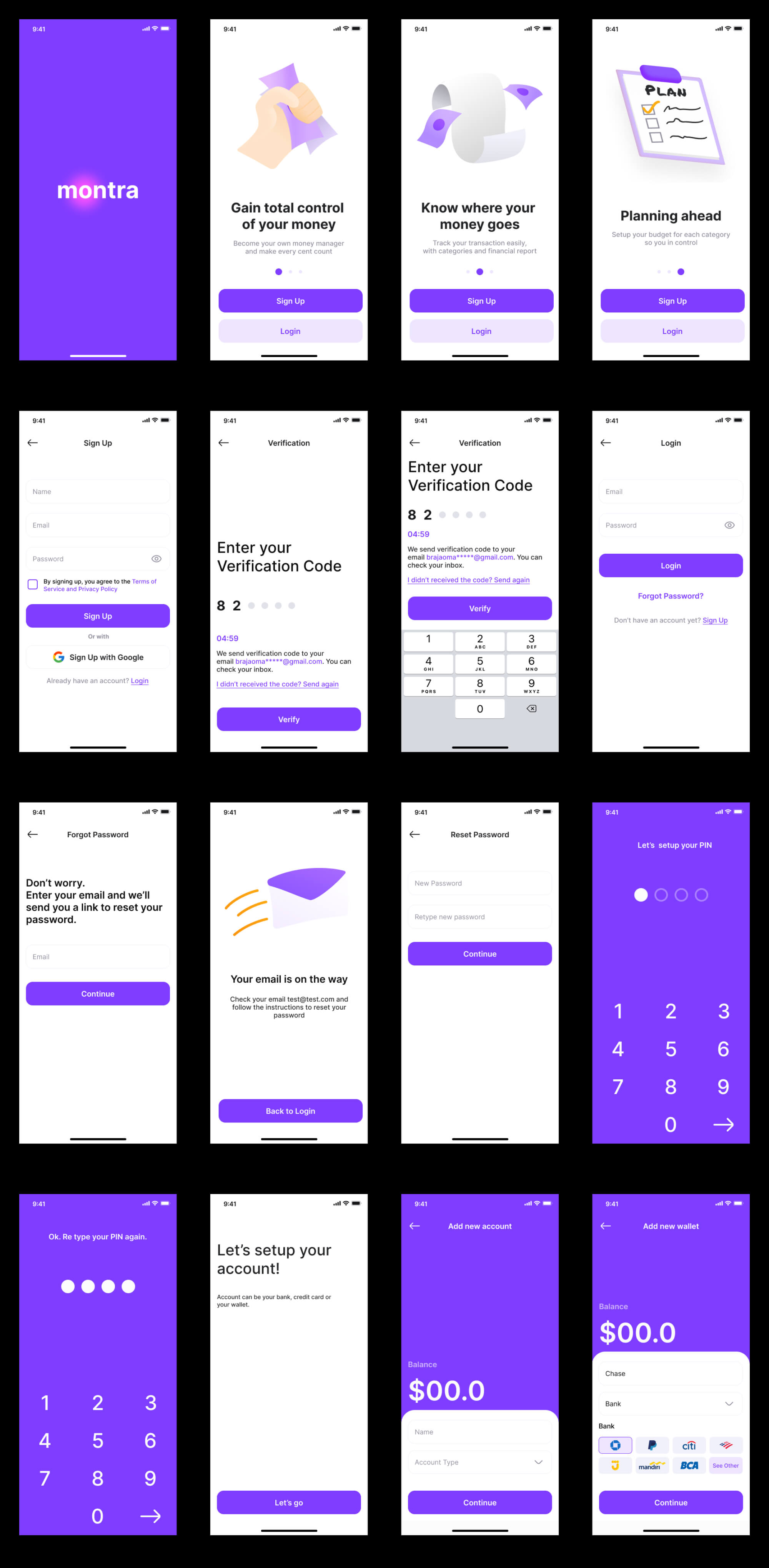 Montra - Expense Tracker UI Kit presentation image