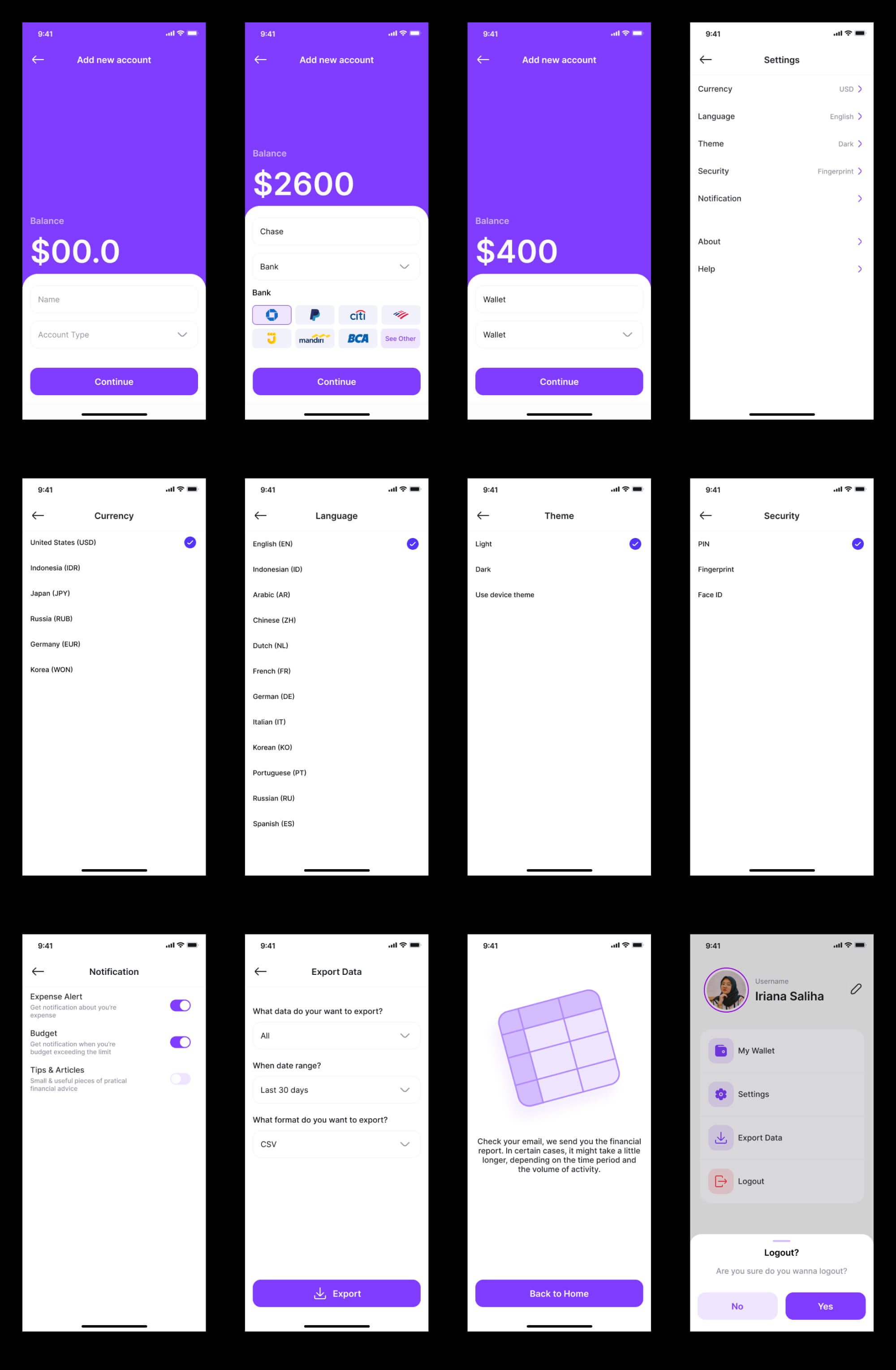 Montra - Expense Tracker UI Kit presentation image
