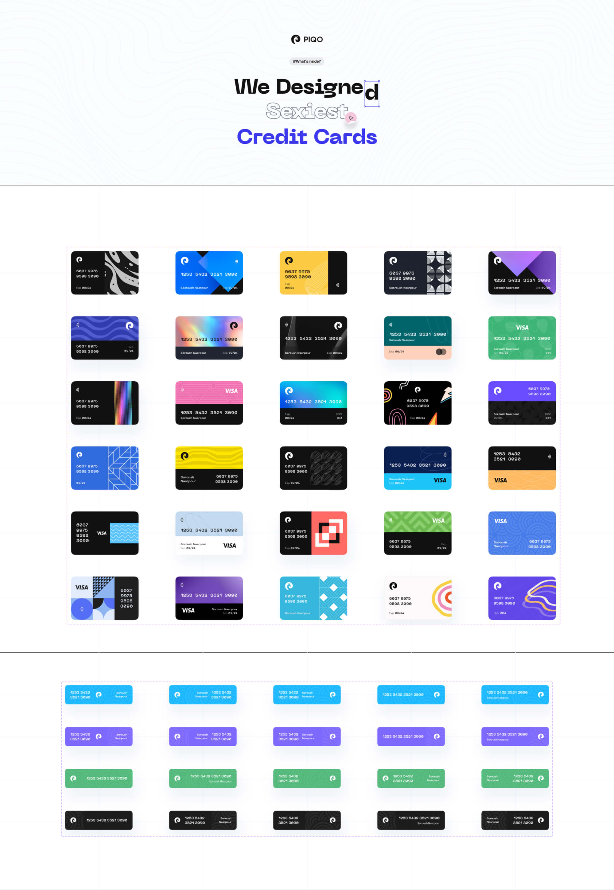 Cardy V1.0 | +50 free Bank cards presentation image