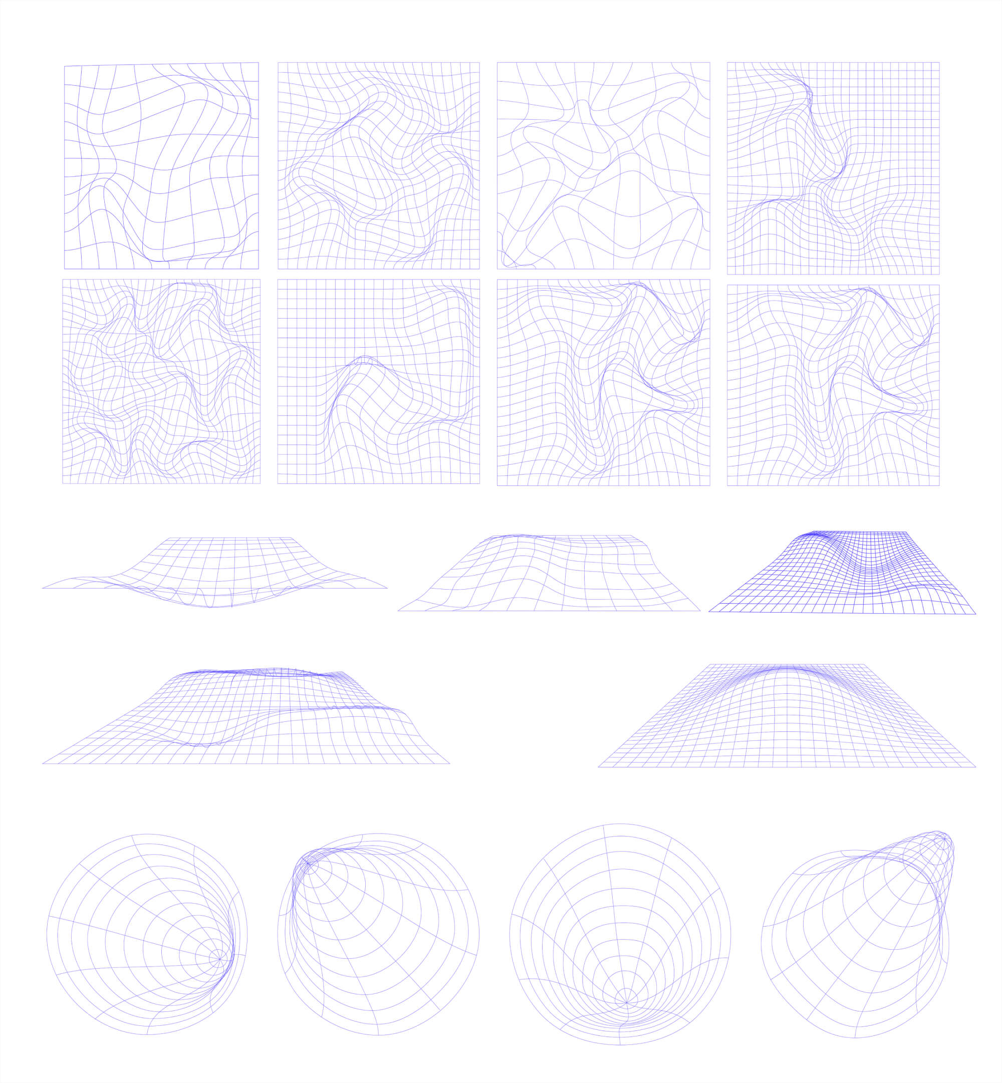 3D Morphed Lines | BRIX Templates presentation image