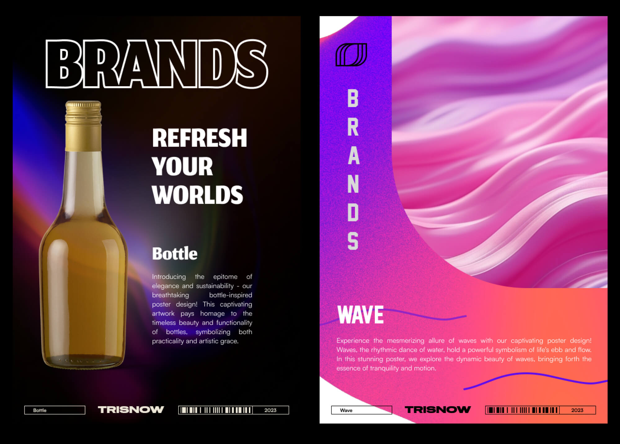 A4 Poster Concept presentation image