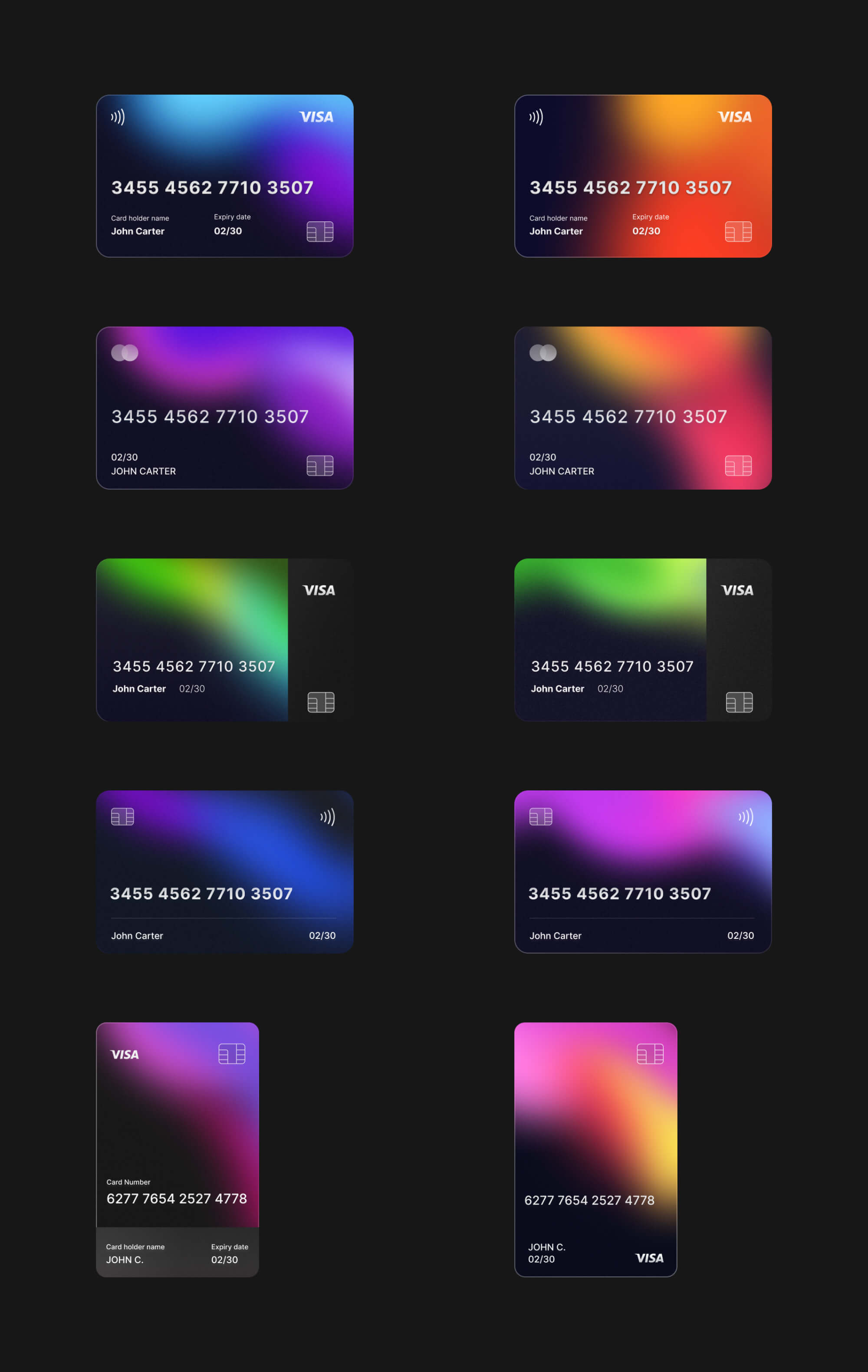 30+ Credit Card Designs | BRIX Templates presentation image