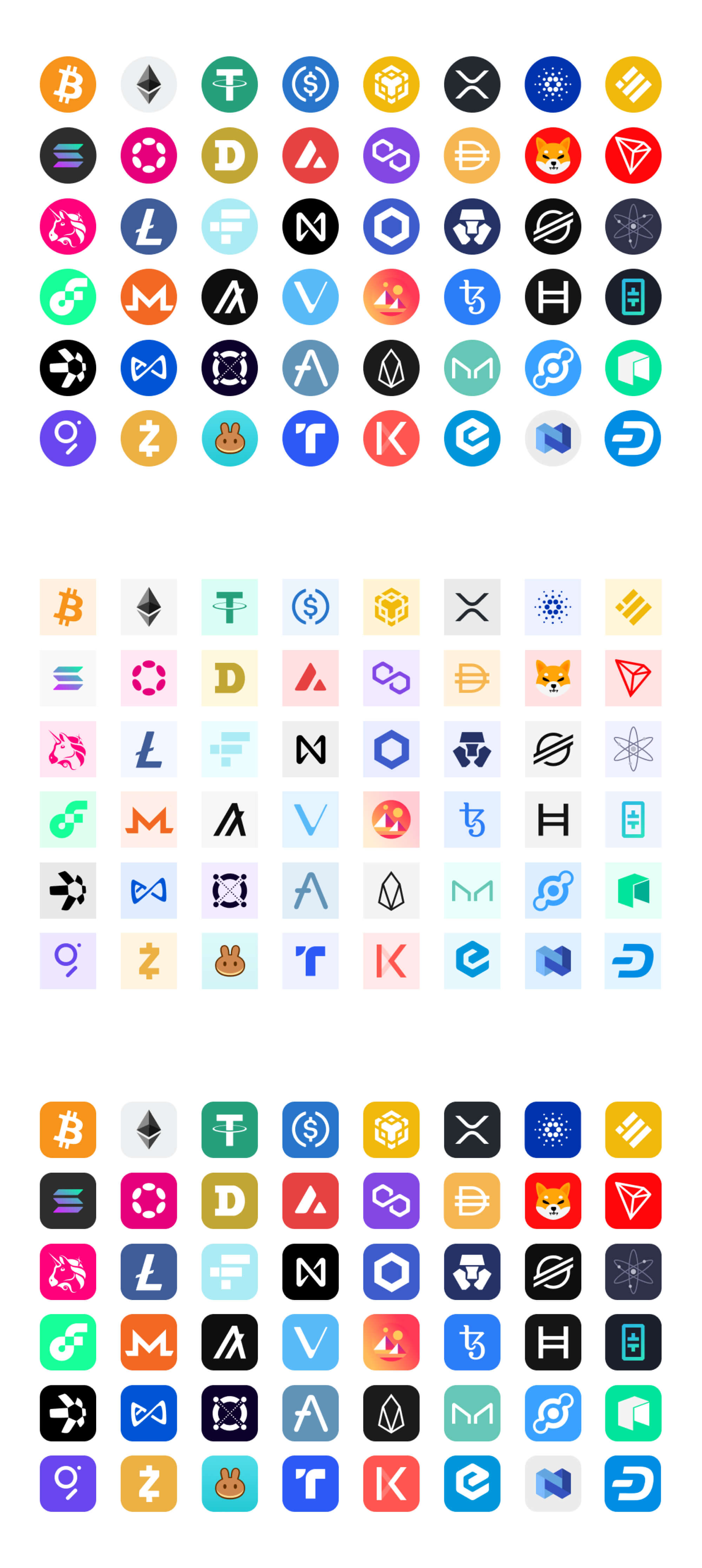 50+ Crypto Logos | BRIX Templates presentation image