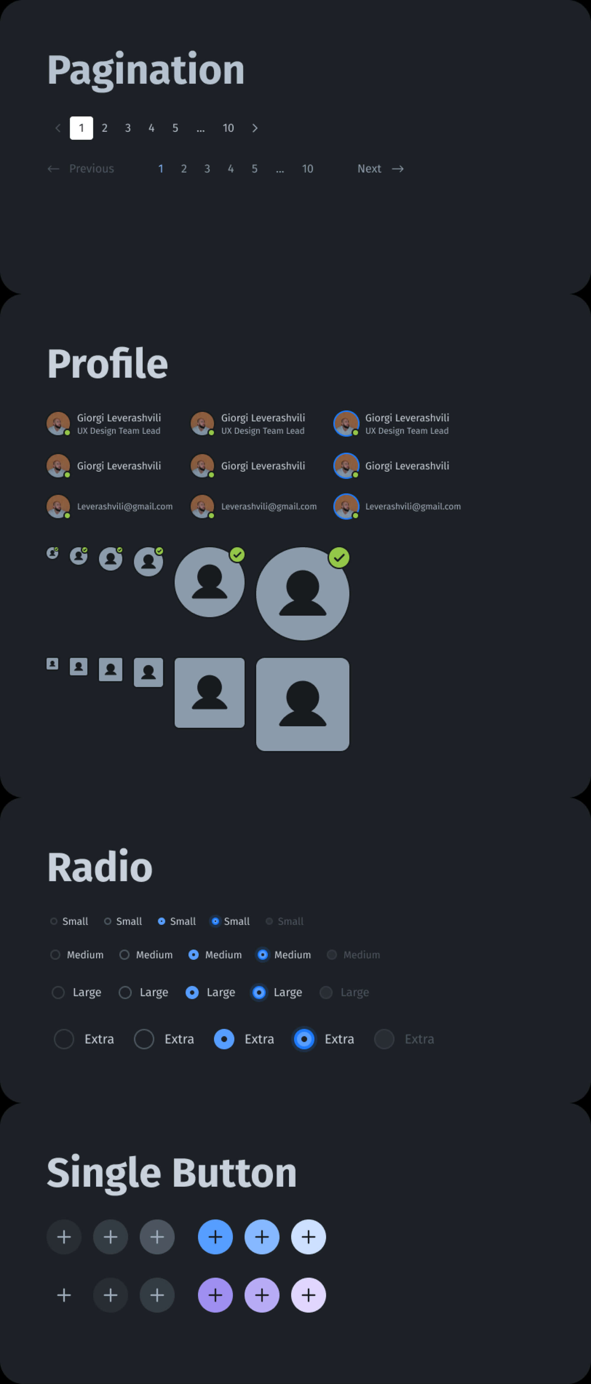 Get UI - FREE Figma UI kit and design system / 0.8 presentation image