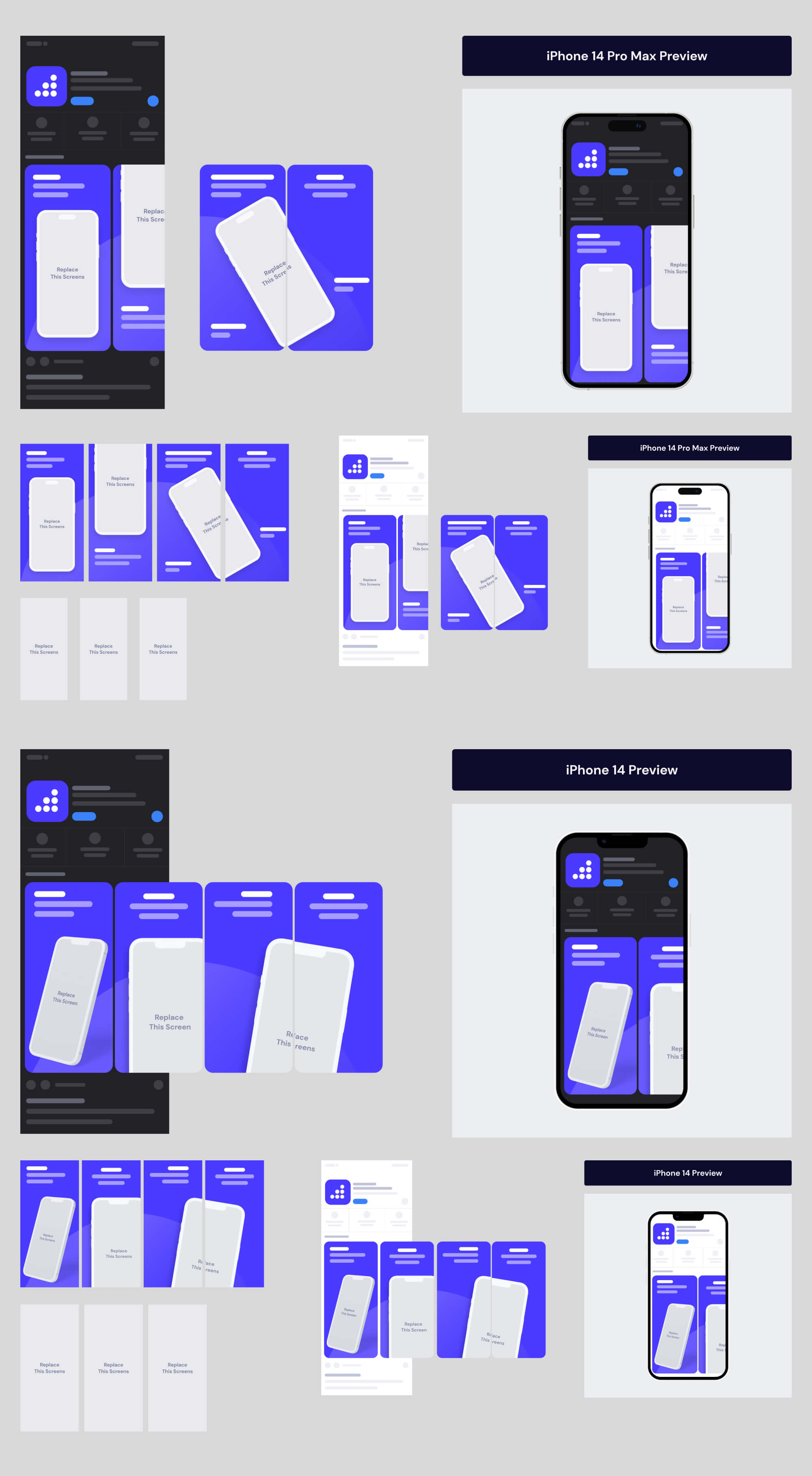 App Store Screenshot Templates | BRIX Template presentation image