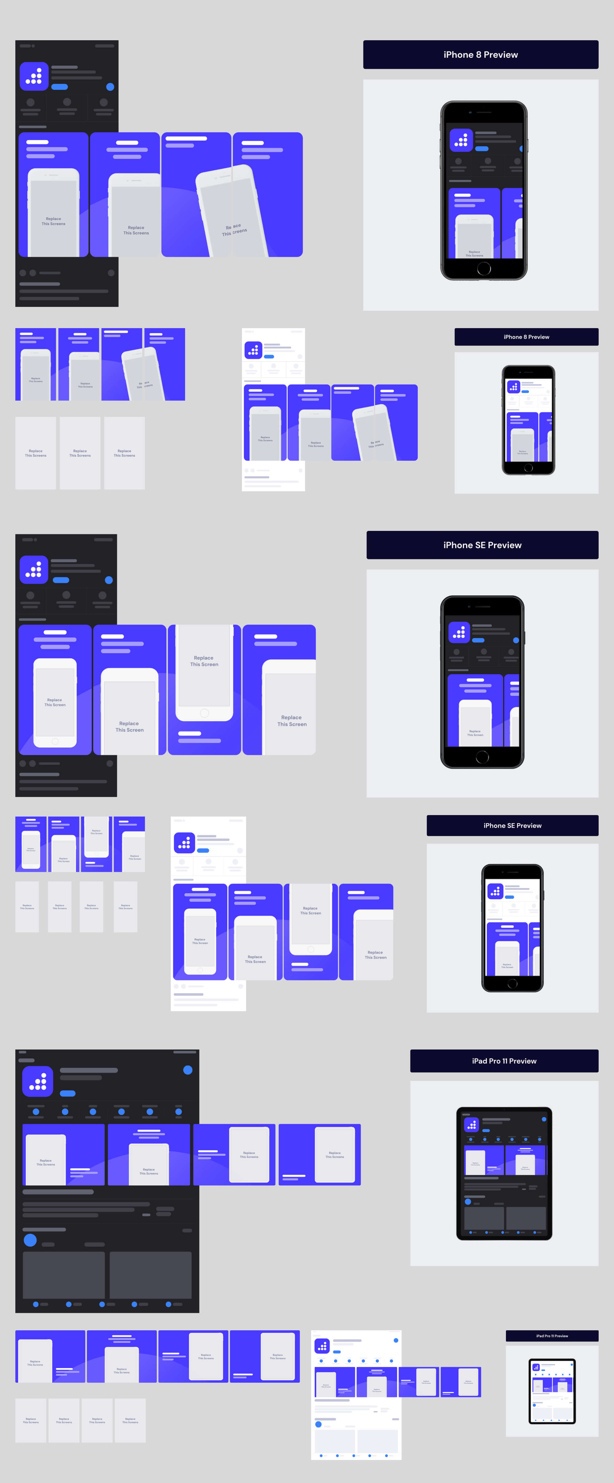App Store Screenshot Templates | BRIX Template presentation image