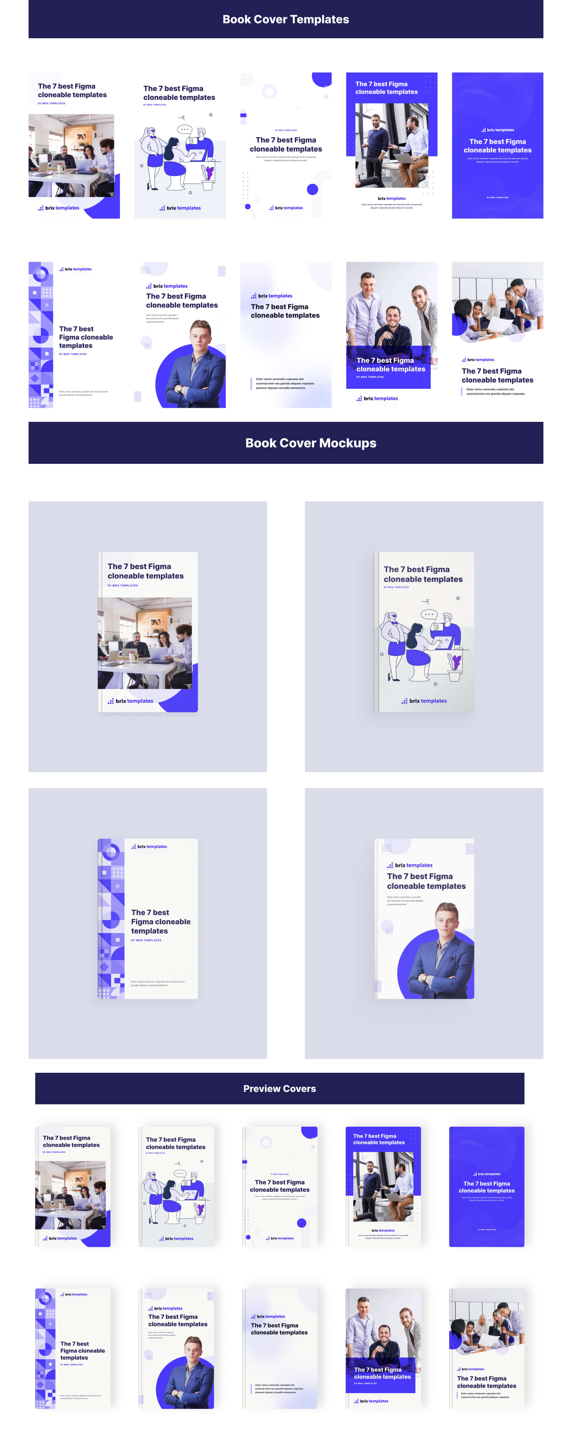 10+ Book Cover Mockups | BRIX Templates presentation image