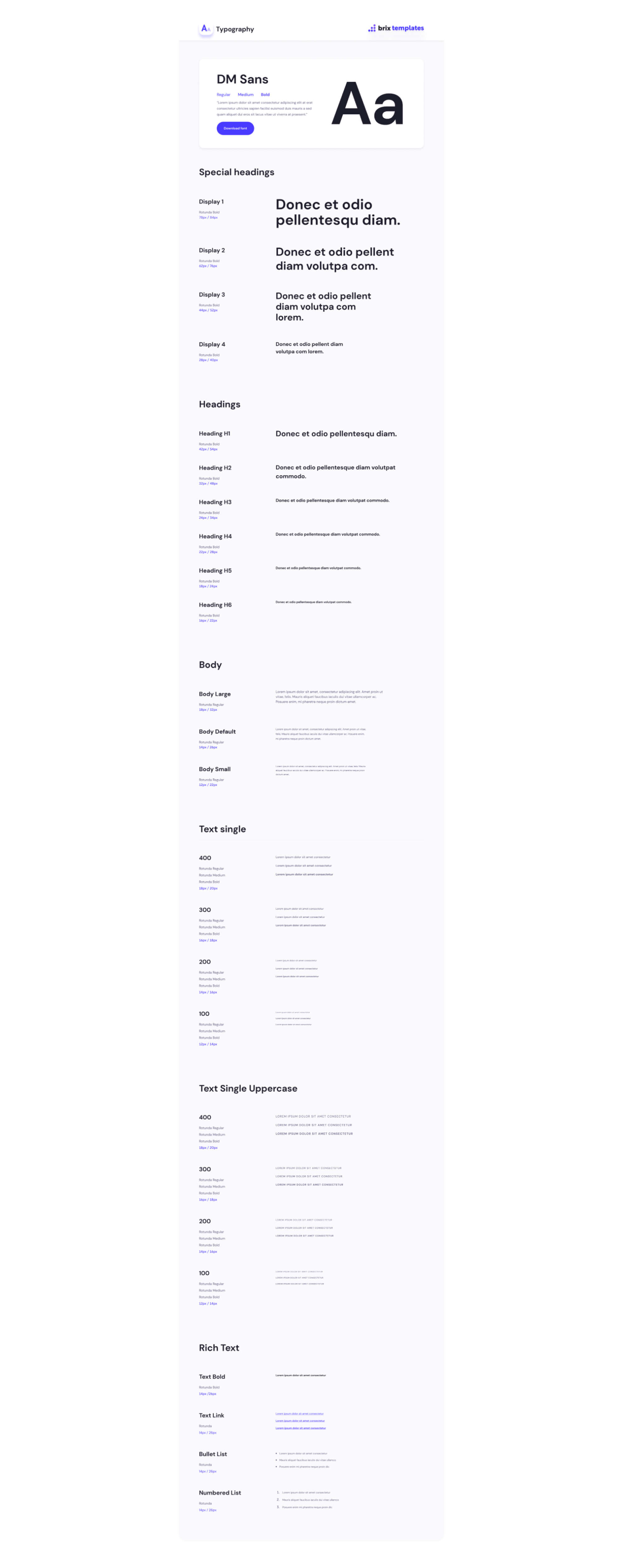 Auto Layout Table | BRIX Templates presentation image