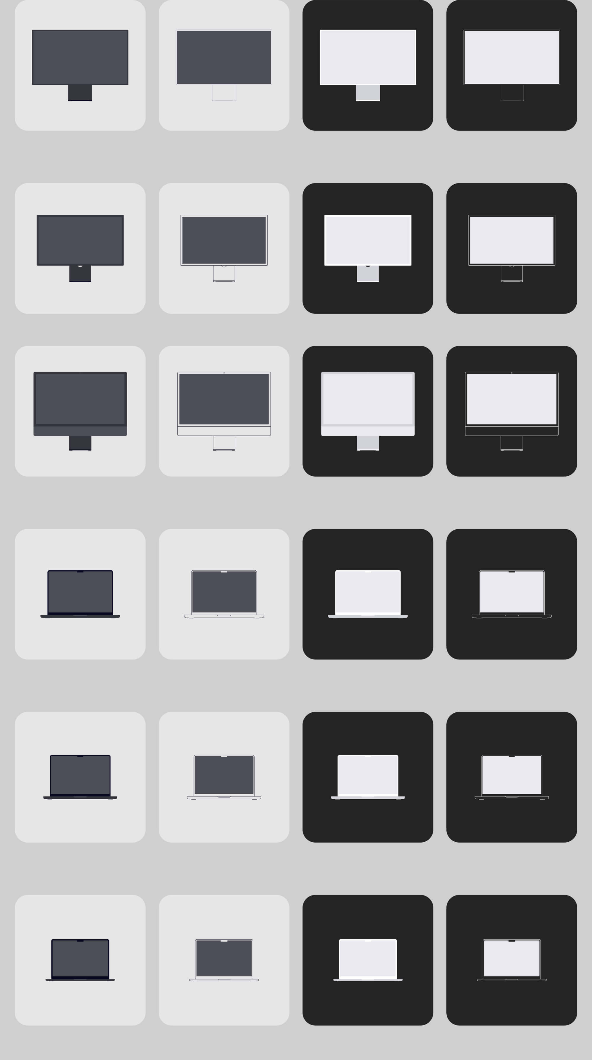 Flat Device Figma Mockups | BRIX Templates presentation image