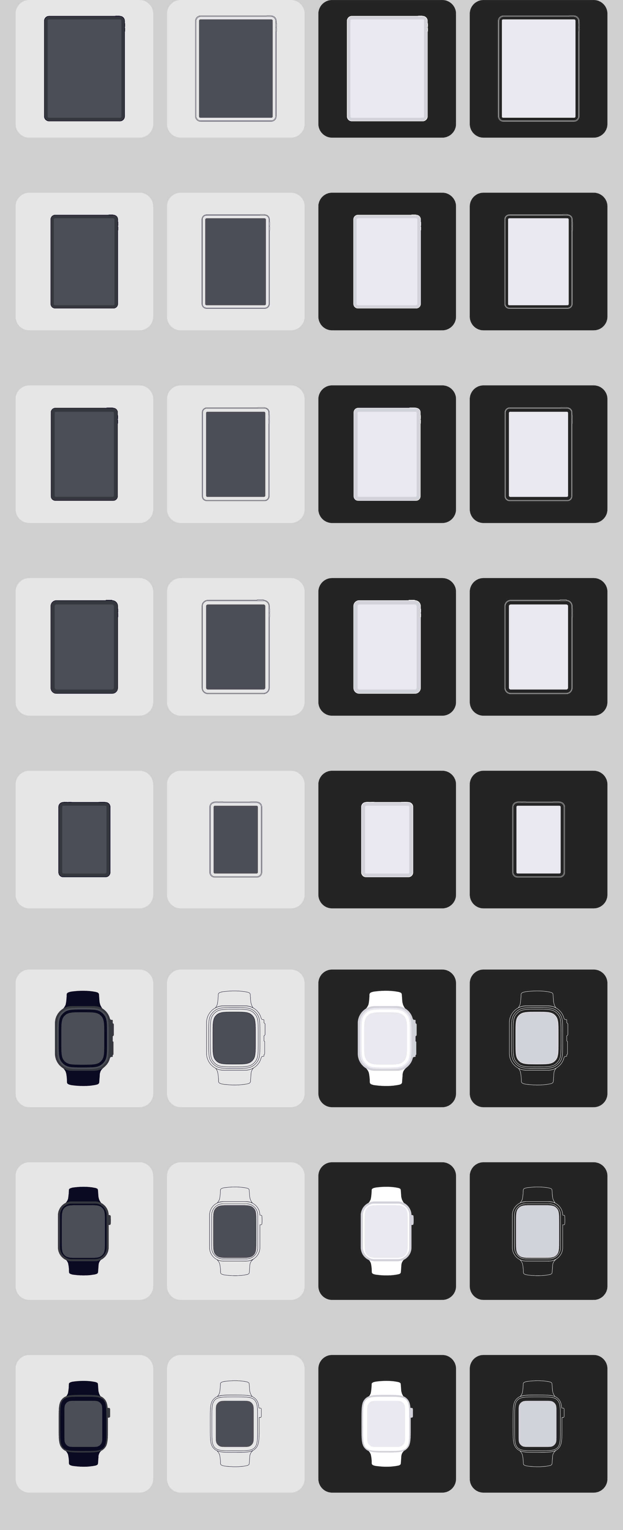 Flat Device Figma Mockups | BRIX Templates presentation image