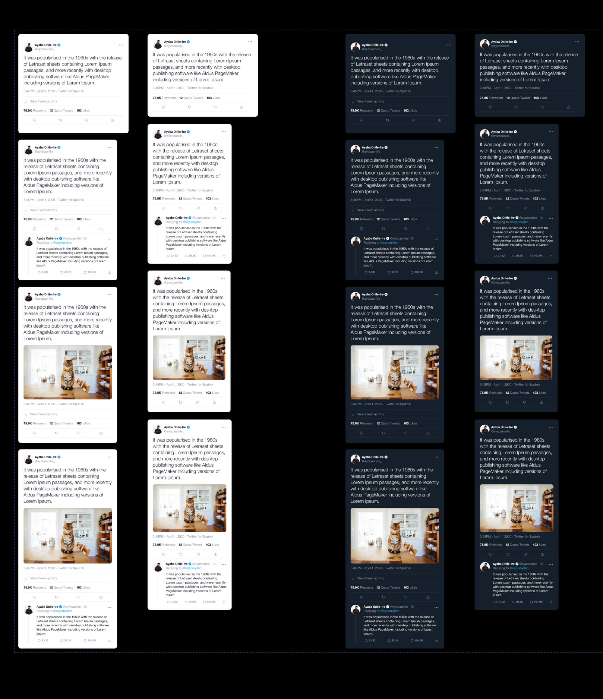 Twitter Components presentation image