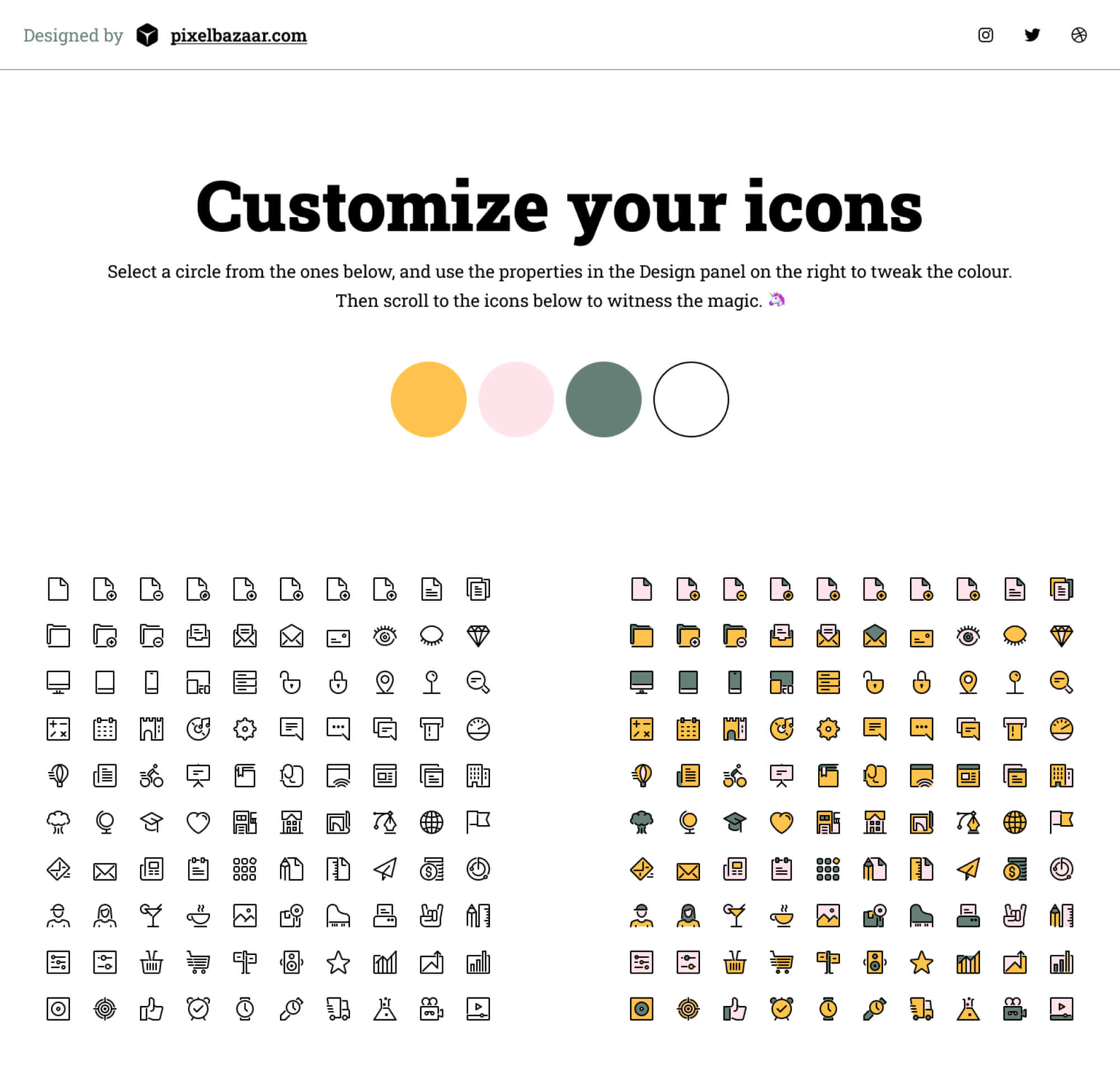 Nimble icons presentation image
