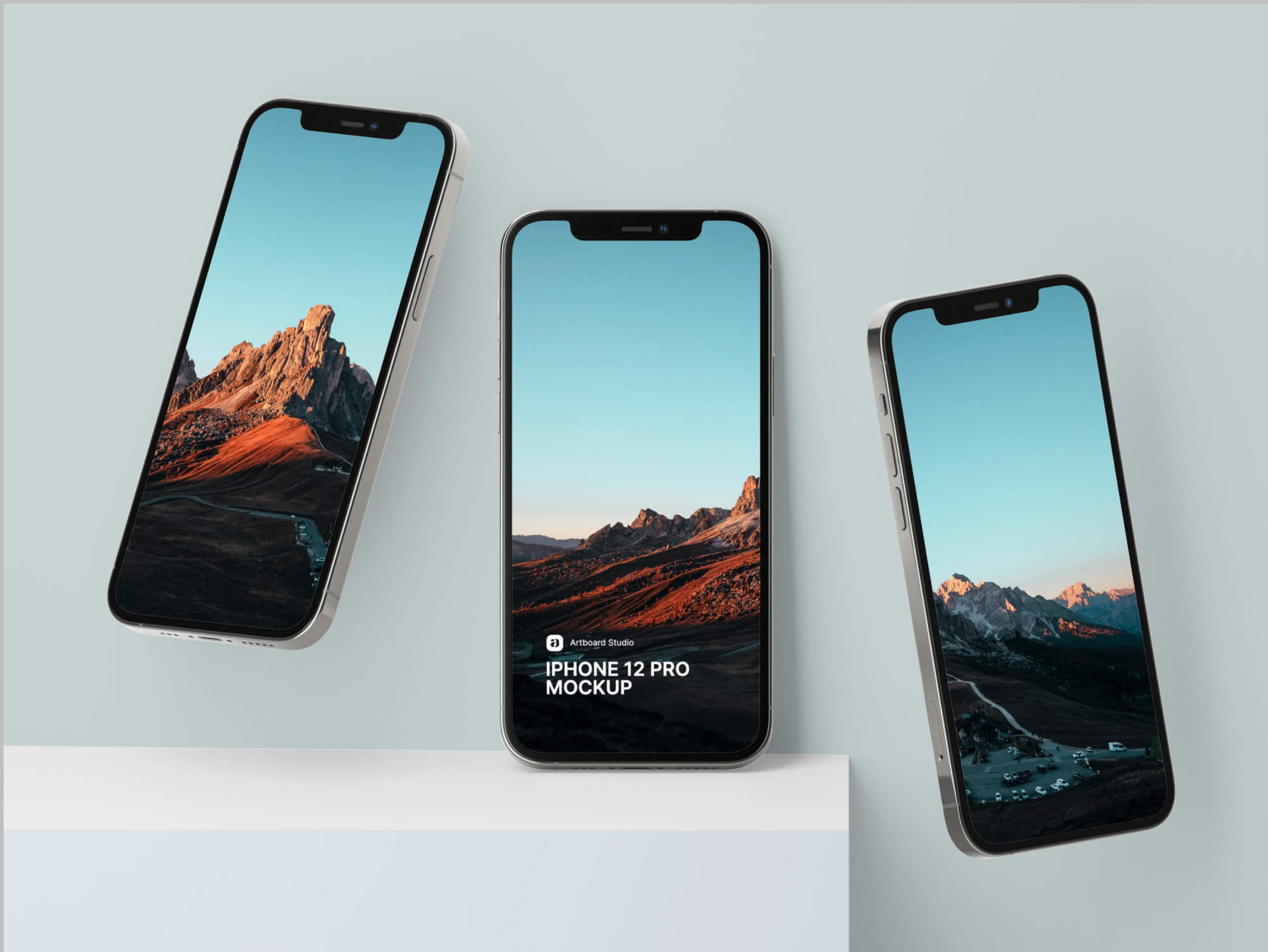 iPhone Mockup Scene presentation image