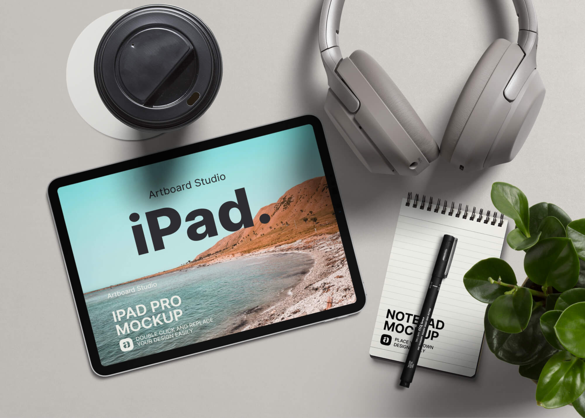 Free iPad Mockup Template presentation image