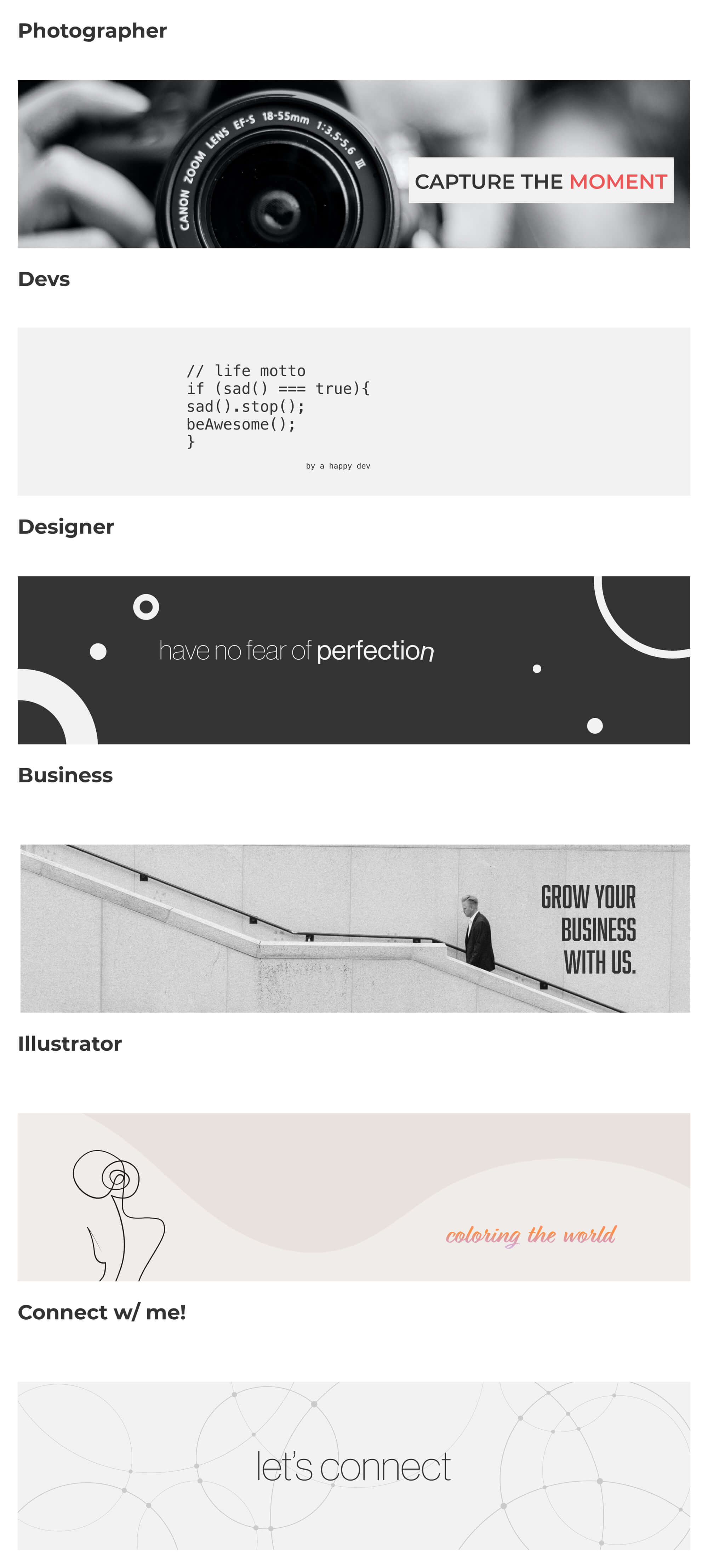 LinkedIn Banner/Cover Template presentation image