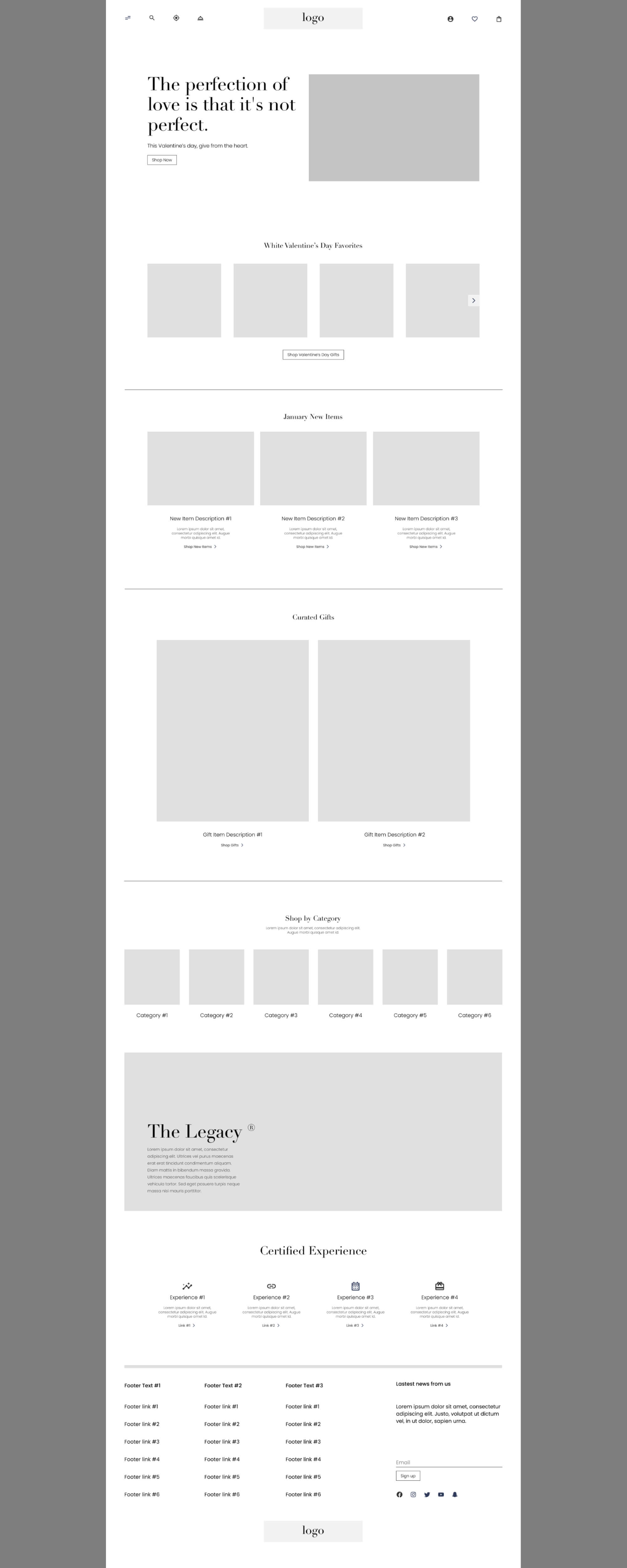 Landing page design 01 presentation image